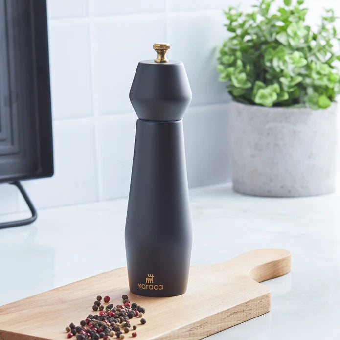 Karaca Joyful Black Spice Mill 20 Cm 153.03.06.7160 - Spice Sets - ebarza Furniture UAE | Shop Modern Furniture in Abu Dhabi & Dubai - مفروشات ايبازرا في الامارات | تسوق اثاث عصري وديكورات مميزة في دبي وابوظبي