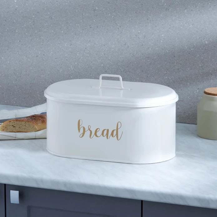 Karaca Monroe Bread Box Cream 153.03.08.2752 - Bread Boxes - ebarza Furniture UAE | Shop Modern Furniture in Abu Dhabi & Dubai - مفروشات ايبازرا في الامارات | تسوق اثاث عصري وديكورات مميزة في دبي وابوظبي