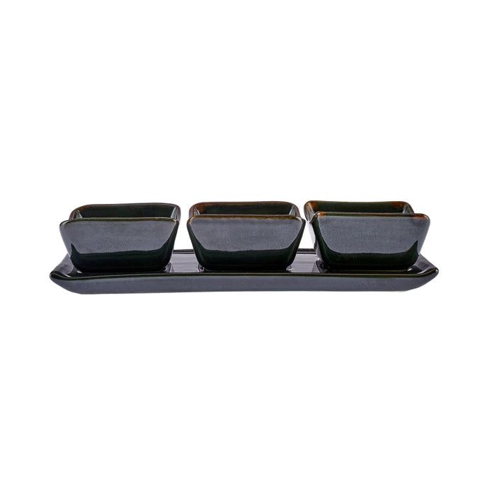 Karaca Reactive 4 Pieces Breakfast Set 153.03.08.3514 - Bowls - ebarza Furniture UAE | Shop Modern Furniture in Abu Dhabi & Dubai - مفروشات ايبازرا في الامارات | تسوق اثاث عصري وديكورات مميزة في دبي وابوظبي