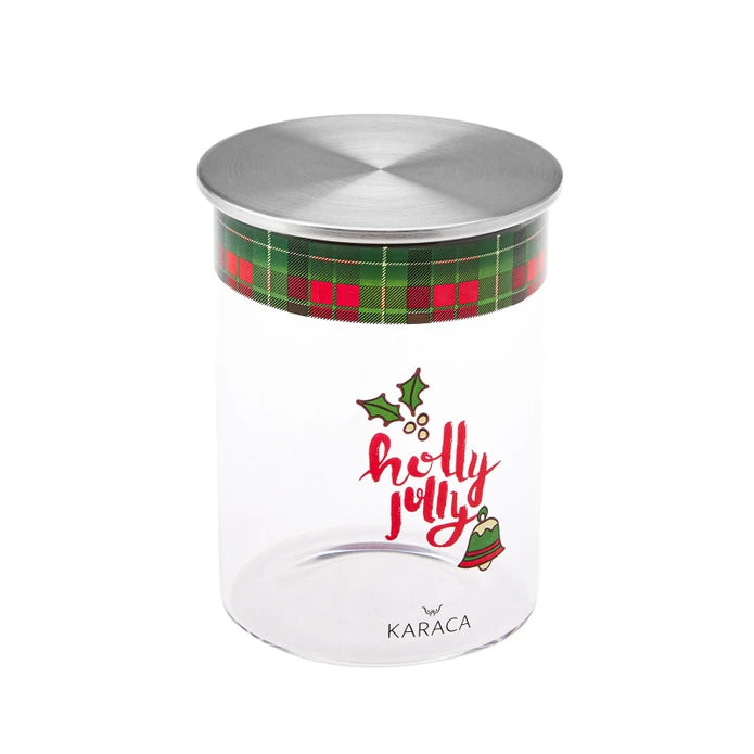 Karaca Ribbon Storage Container 680 Ml 153.03.06.4936 - Spice Sets - ebarza Furniture UAE | Shop Modern Furniture in Abu Dhabi & Dubai - مفروشات ايبازرا في الامارات | تسوق اثاث عصري وديكورات مميزة في دبي وابوظبي