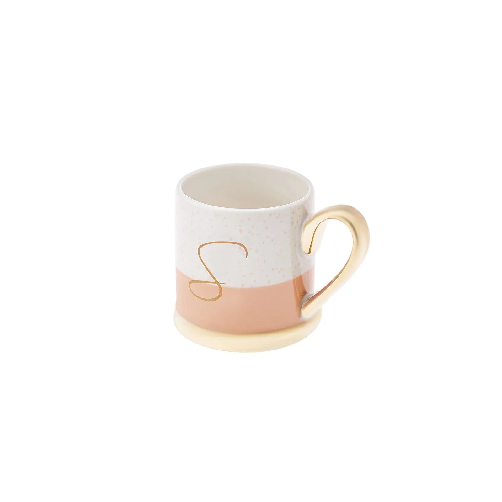 Karaca S Letter Mug 153.03.06.1625 - Mugs - ebarza Furniture UAE | Shop Modern Furniture in Abu Dhabi & Dubai - مفروشات ايبازرا في الامارات | تسوق اثاث عصري وديكورات مميزة في دبي وابوظبي