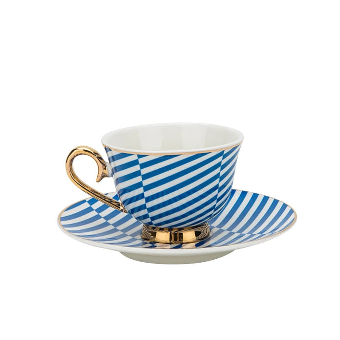 Karaca Sailor 2 Person Coffee Cup Set 153.01.01.4105 - Coffee Sets - ebarza Furniture UAE | Shop Modern Furniture in Abu Dhabi & Dubai - مفروشات ايبازرا في الامارات | تسوق اثاث عصري وديكورات مميزة في دبي وابوظبي