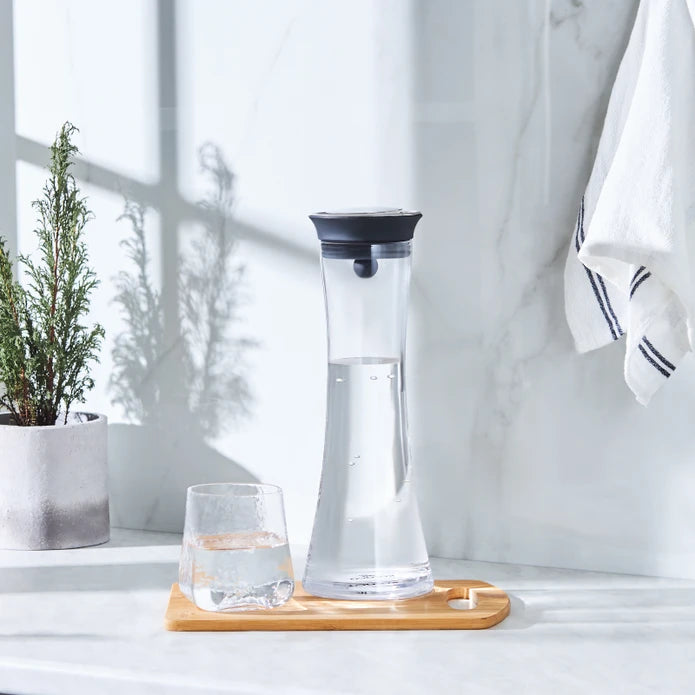 Karaca Sapphire Karaf Silver 1 Liter 153.03.08.1948 - Drinkware - ebarza Furniture UAE | Shop Modern Furniture in Abu Dhabi & Dubai - مفروشات ايبازرا في الامارات | تسوق اثاث عصري وديكورات مميزة في دبي وابوظبي