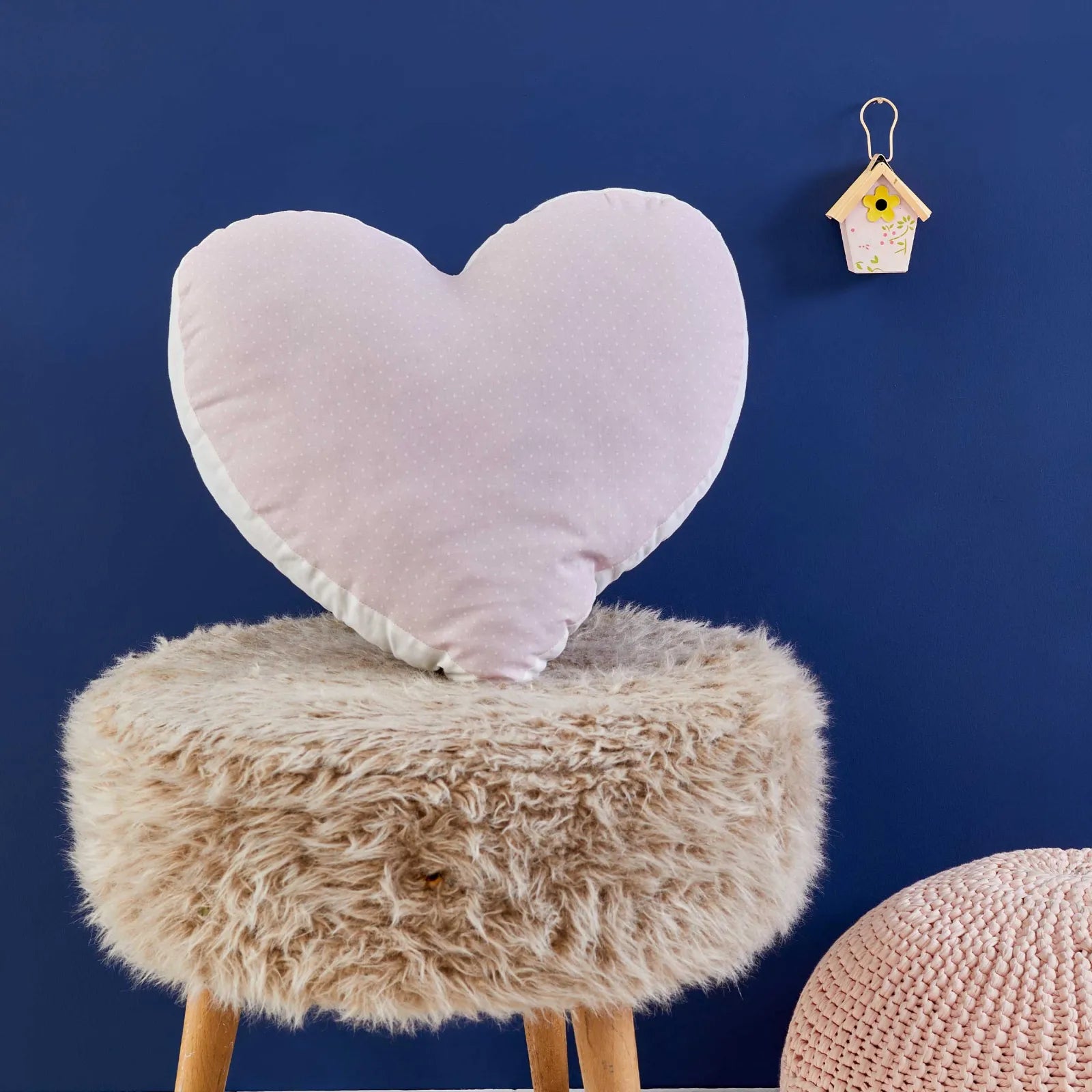 Karaca Sarah Anderson Heart 3D Filled Pillow 160.02.01.0520 - Cushions - ebarza Furniture UAE | Shop Modern Furniture in Abu Dhabi & Dubai - مفروشات ايبازرا في الامارات | تسوق اثاث عصري وديكورات مميزة في دبي وابوظبي