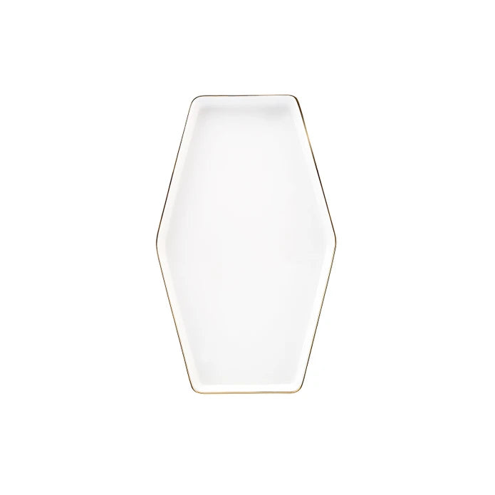 Karaca Streamline Geo Gold 28 Pieces 6 Person Breakfast/Service Set 153.03.08.2349 - Dinnerware Sets - ebarza Furniture UAE | Shop Modern Furniture in Abu Dhabi & Dubai - مفروشات ايبازرا في الامارات | تسوق اثاث عصري وديكورات مميزة في دبي وابوظبي