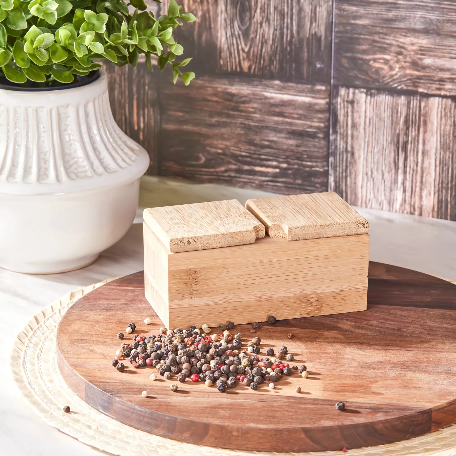 Karaca Tiber Double Spice Rack 153.03.06.6516 - Spice Sets - ebarza Furniture UAE | Shop Modern Furniture in Abu Dhabi & Dubai - مفروشات ايبازرا في الامارات | تسوق اثاث عصري وديكورات مميزة في دبي وابوظبي