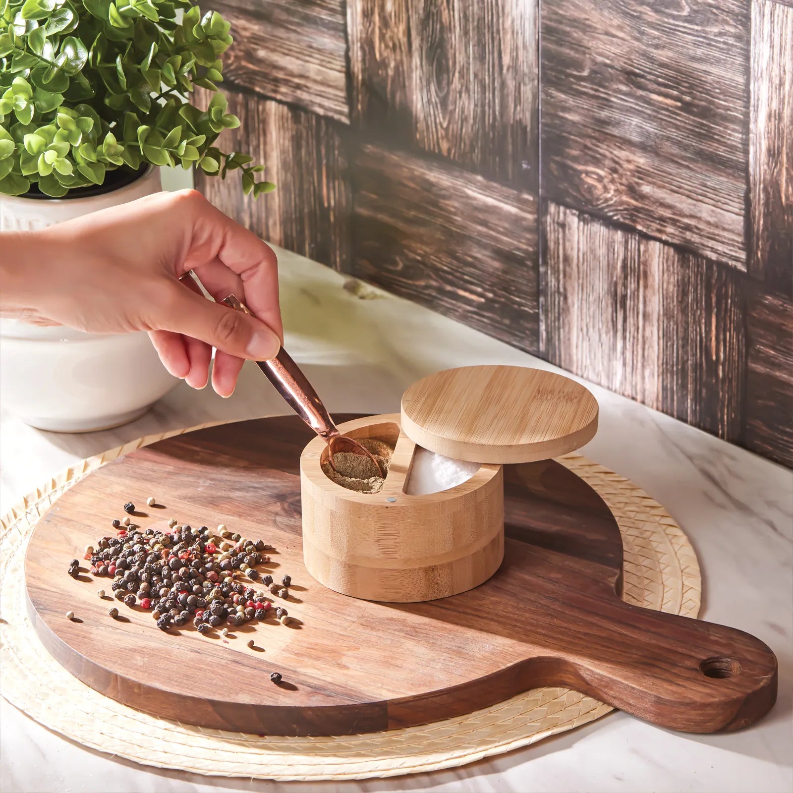 Karaca Tiber Split Spice Rack 153.03.06.6515 - Spice Sets - ebarza Furniture UAE | Shop Modern Furniture in Abu Dhabi & Dubai - مفروشات ايبازرا في الامارات | تسوق اثاث عصري وديكورات مميزة في دبي وابوظبي