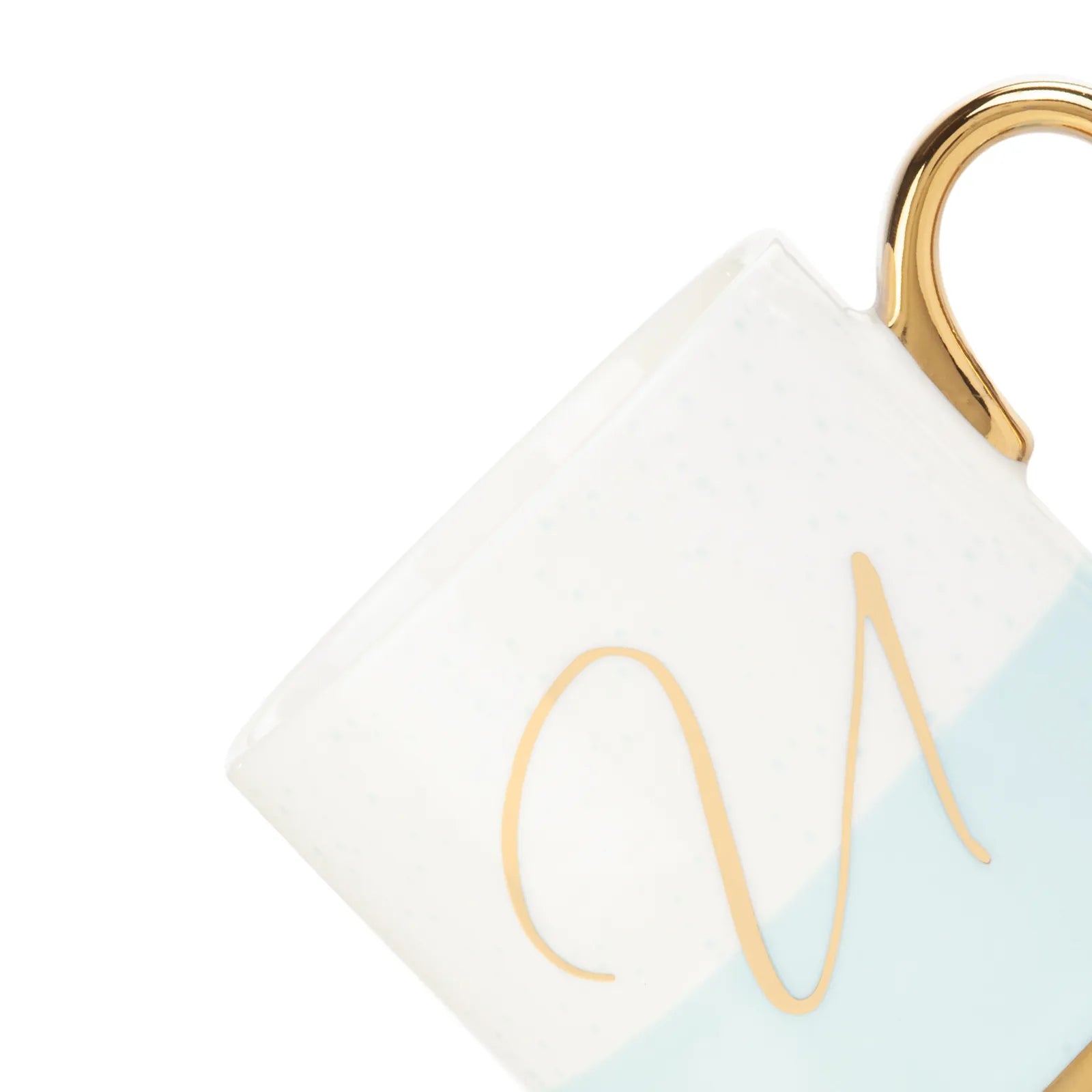 Karaca U Letter Mug 153.03.06.1627 - Mugs - ebarza Furniture UAE | Shop Modern Furniture in Abu Dhabi & Dubai - مفروشات ايبازرا في الامارات | تسوق اثاث عصري وديكورات مميزة في دبي وابوظبي