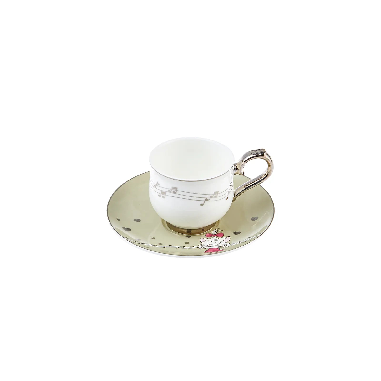 Karaca Unicef Varol Yaşaroğlu & Gürbüz Doğan Set Of 2 Coffee Cups 90 Ml 153.03.06.4465 - Coffee Sets - ebarza Furniture UAE | Shop Modern Furniture in Abu Dhabi & Dubai - مفروشات ايبازرا في الامارات | تسوق اثاث عصري وديكورات مميزة في دبي وابوظبي