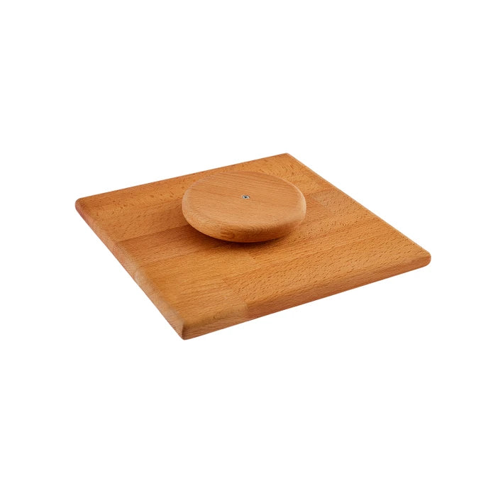Karaca Urban wood Rotating Serving Board Square 153.03.09.0124 - Trays - ebarza Furniture UAE | Shop Modern Furniture in Abu Dhabi & Dubai - مفروشات ايبازرا في الامارات | تسوق اثاث عصري وديكورات مميزة في دبي وابوظبي