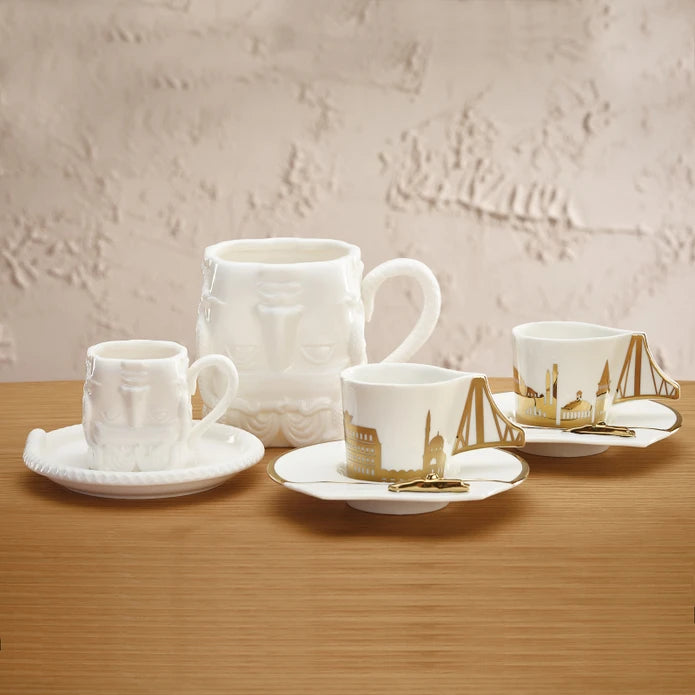 Karaca X İst Collection Medusa Coffee Cup 153.03.06.3926 - Coffee Sets - ebarza Furniture UAE | Shop Modern Furniture in Abu Dhabi & Dubai - مفروشات ايبازرا في الامارات | تسوق اثاث عصري وديكورات مميزة في دبي وابوظبي