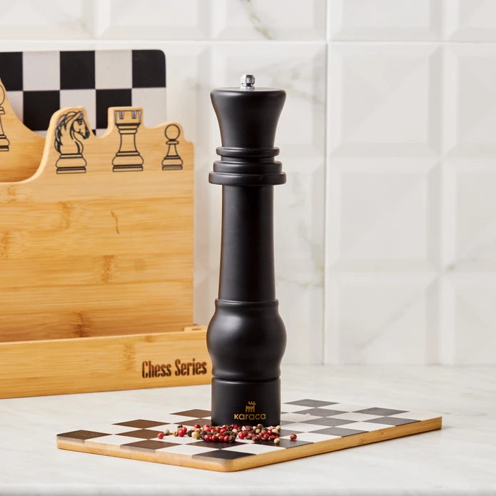 Karaca Chess Queen Spice Mill 26 Cm 153.03.06.7323 -  Spice Sets - ebarza Furniture UAE | Shop Modern Furniture in Abu Dhabi & Dubai - مفروشات ايبازرا في الامارات | تسوق اثاث عصري وديكورات مميزة في دبي وابوظبي