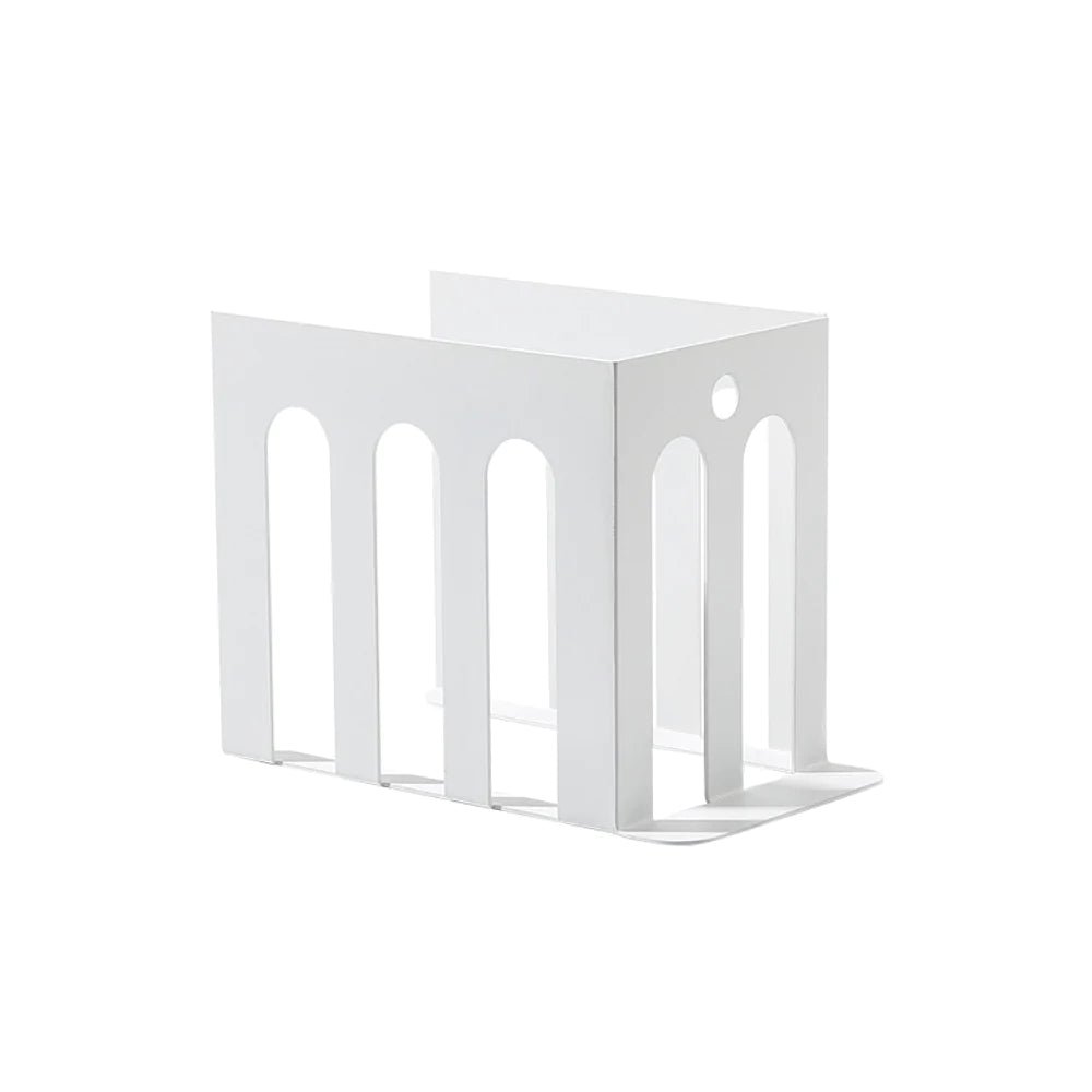 White Metal Arch Book Stand Fc-W22004A - Bookends - ebarza Furniture UAE | Shop Modern Furniture in Abu Dhabi & Dubai - مفروشات ايبازرا في الامارات | تسوق اثاث عصري وديكورات مميزة في دبي وابوظبي