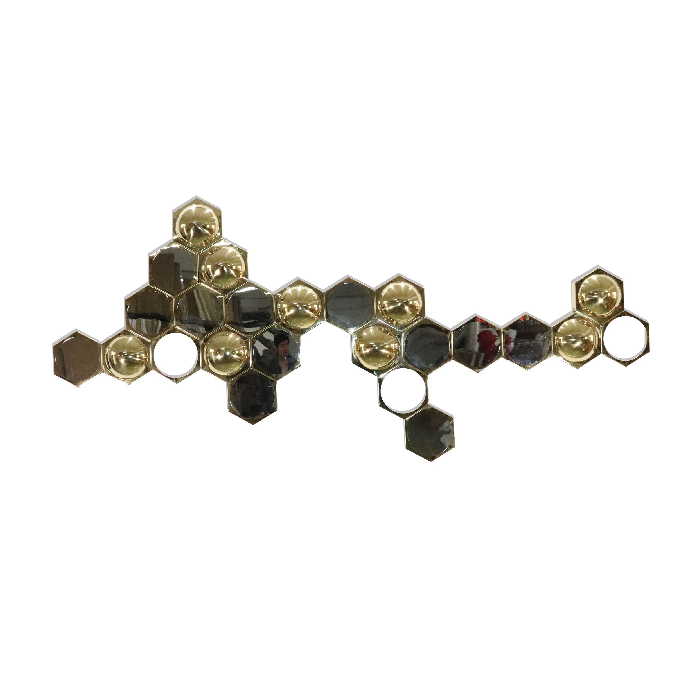 Hand Crafted Stainless Connected Nodes Steel Artwork BG2020007 -  Artwork - ebarza Furniture UAE | Shop Modern Furniture in Abu Dhabi & Dubai - مفروشات ايبازرا في الامارات | تسوق اثاث عصري وديكورات مميزة في دبي وابوظبي