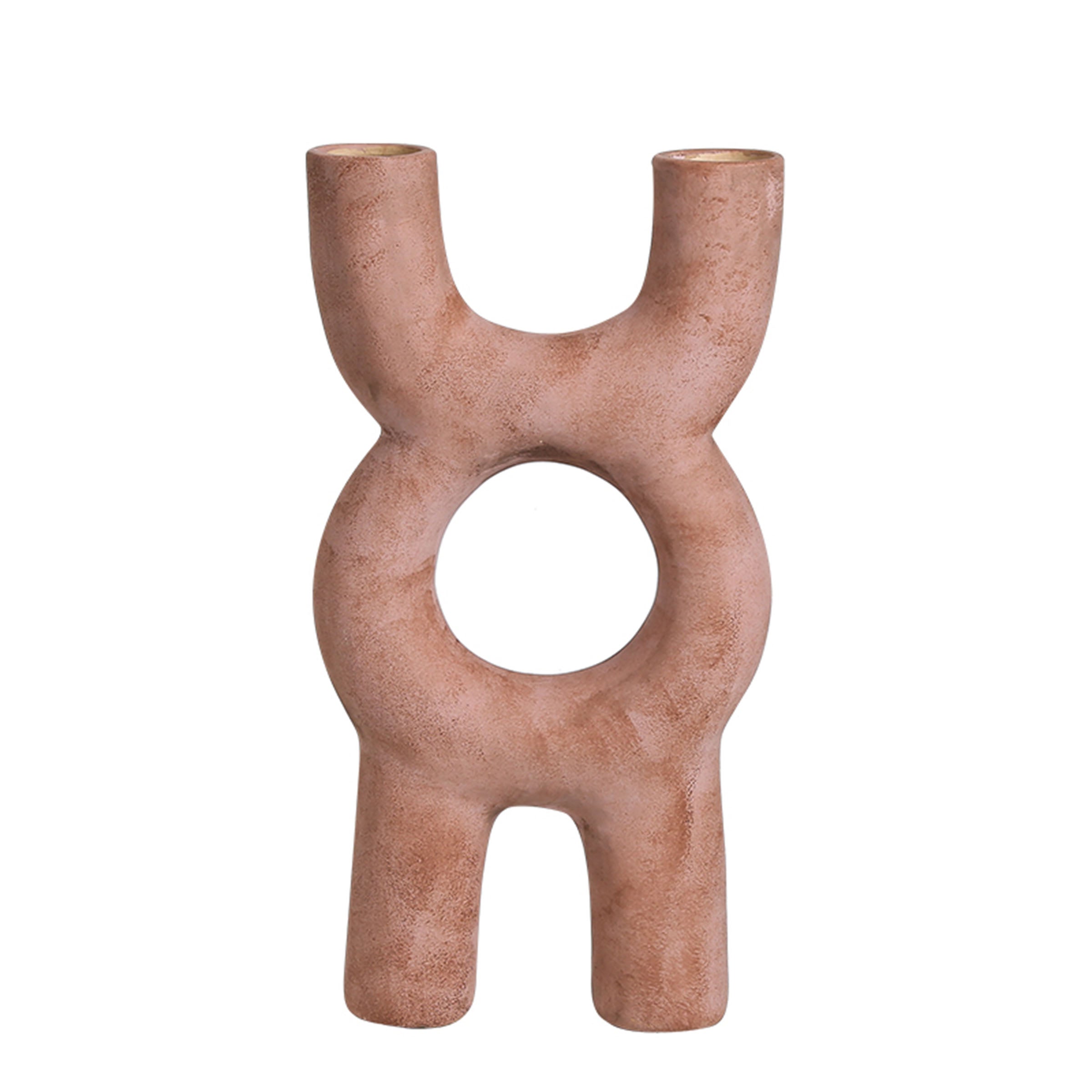 Double Hole Bottle A FD-D23032A -  Home Decor Figurines - ebarza Furniture UAE | Shop Modern Furniture in Abu Dhabi & Dubai - مفروشات ايبازرا في الامارات | تسوق اثاث عصري وديكورات مميزة في دبي وابوظبي