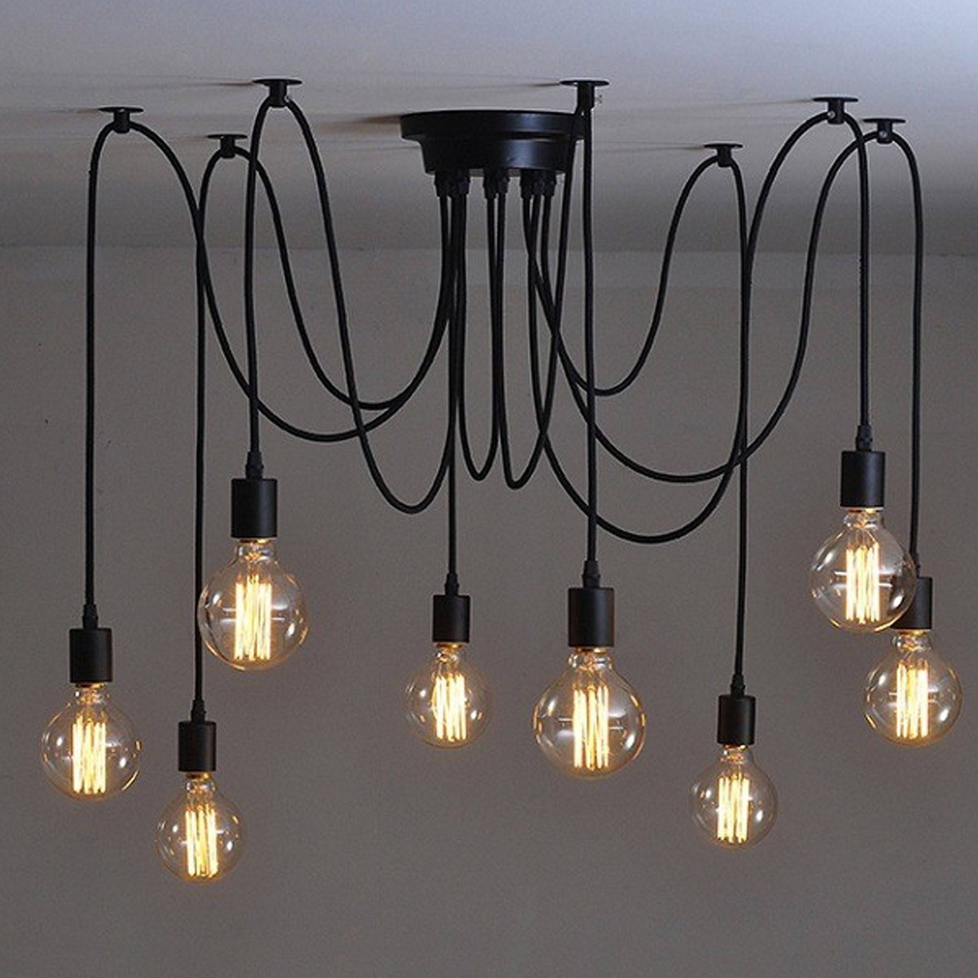 10 Heads Industrial Pendant Lamp Cy-Dd-027 -  Pendant Lamps - ebarza Furniture UAE | Shop Modern Furniture in Abu Dhabi & Dubai - مفروشات ايبازرا في الامارات | تسوق اثاث عصري وديكورات مميزة في دبي وابوظبي