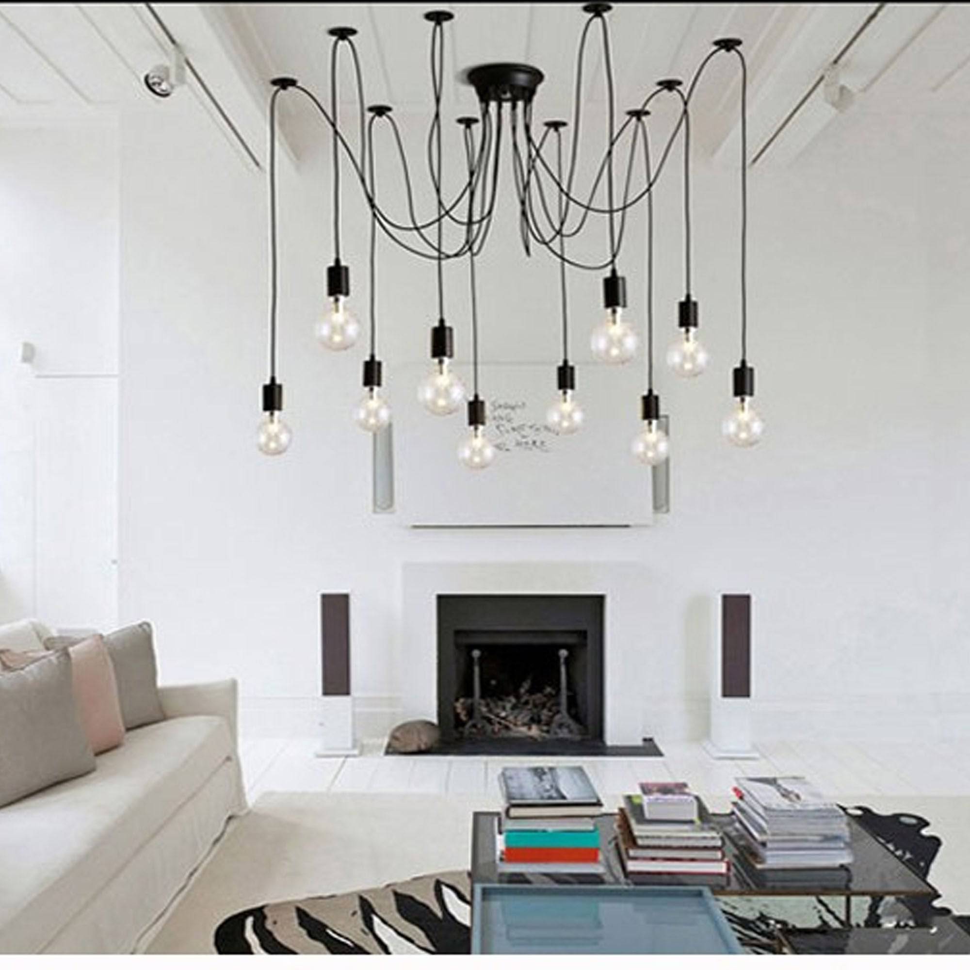 10 Heads Industrial Pendant Lamp Cy-Dd-027 -  Pendant Lamps - ebarza Furniture UAE | Shop Modern Furniture in Abu Dhabi & Dubai - مفروشات ايبازرا في الامارات | تسوق اثاث عصري وديكورات مميزة في دبي وابوظبي