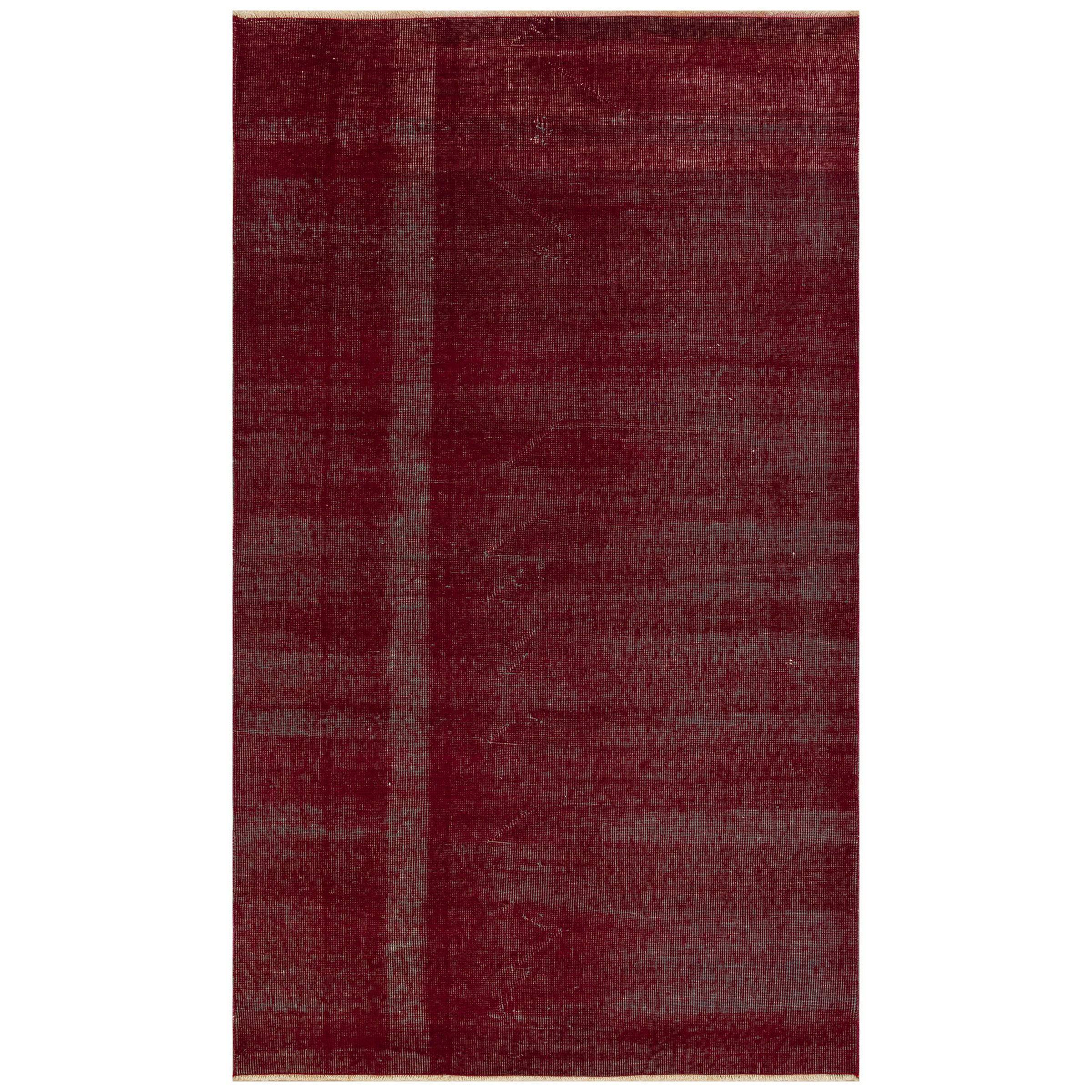 114 X 195 Anatolian Hand  Knotted Carpet Vintage Style 7346 -  Rugs - ebarza Furniture UAE | Shop Modern Furniture in Abu Dhabi & Dubai - مفروشات ايبازرا في الامارات | تسوق اثاث عصري وديكورات مميزة في دبي وابوظبي