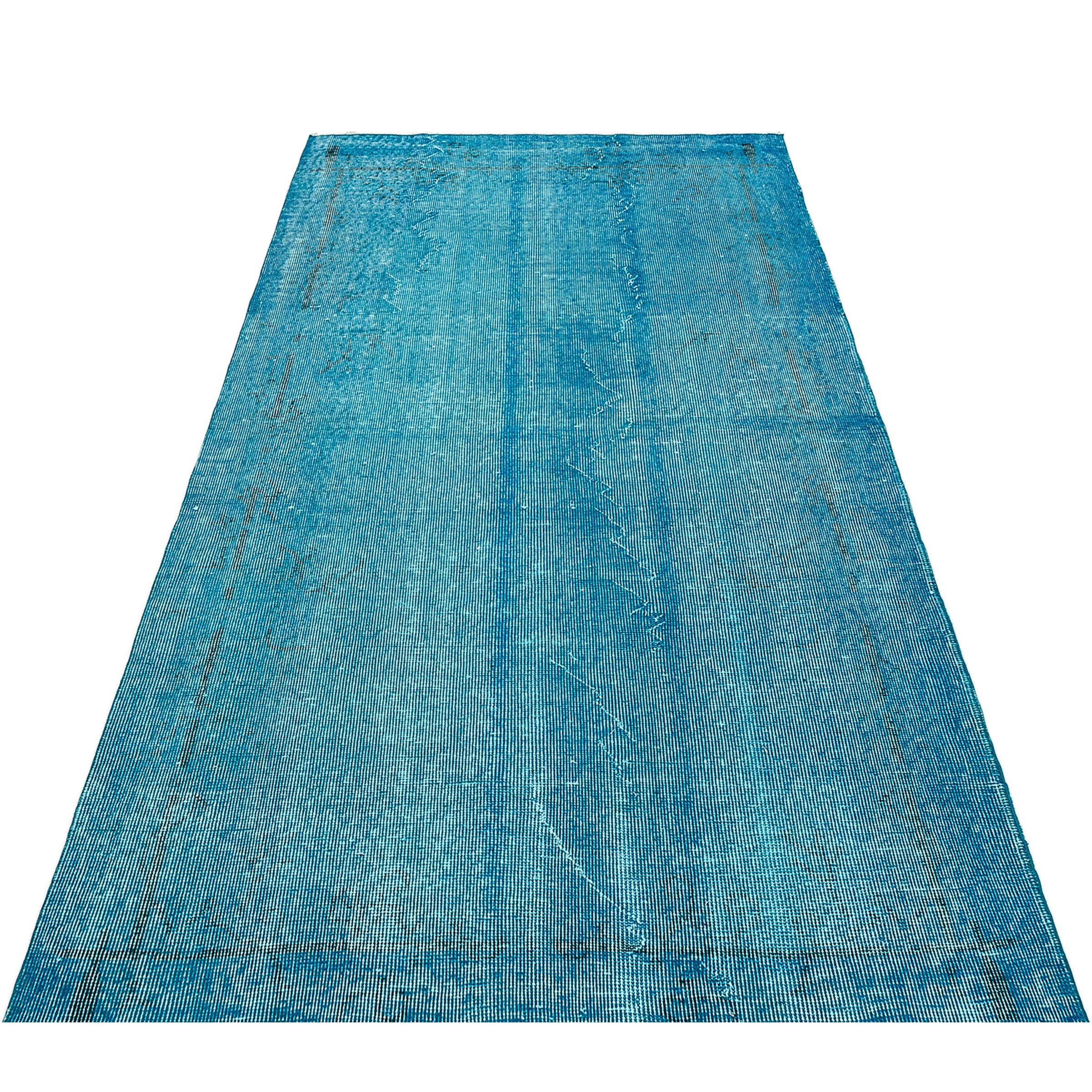 119 X 209 Anatolian Hand  Knotted Carpet Vintage Style F1039 -  Rugs - ebarza Furniture UAE | Shop Modern Furniture in Abu Dhabi & Dubai - مفروشات ايبازرا في الامارات | تسوق اثاث عصري وديكورات مميزة في دبي وابوظبي