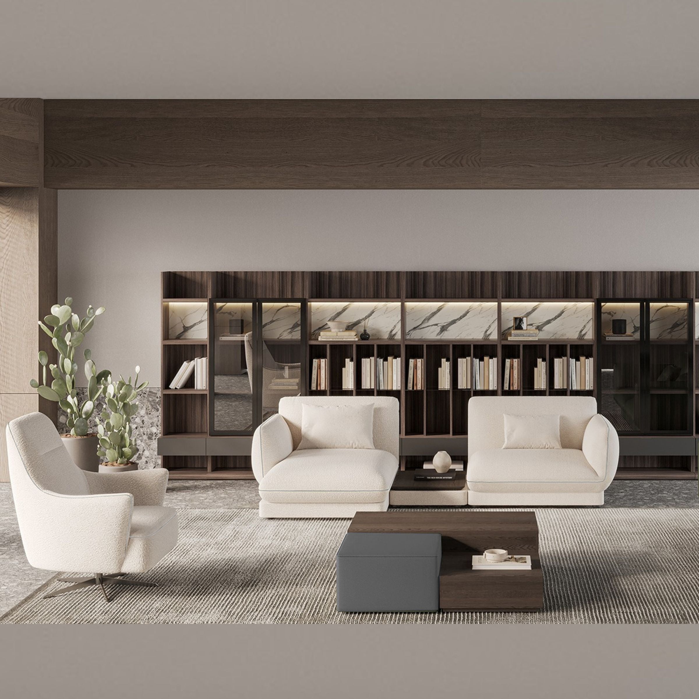 Loretta Relax Module With Right Arm YOLRTA-RMRA -  Sofas - ebarza Furniture UAE | Shop Modern Furniture in Abu Dhabi & Dubai - مفروشات ايبازرا في الامارات | تسوق اثاث عصري وديكورات مميزة في دبي وابوظبي