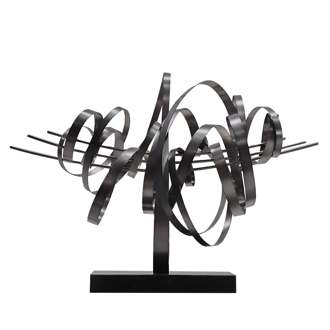 Shock Wave Handcrafted Stainless Steel Artwork Bj2020026 - B -  Artwork - ebarza Furniture UAE | Shop Modern Furniture in Abu Dhabi & Dubai - مفروشات ايبازرا في الامارات | تسوق اثاث عصري وديكورات مميزة في دبي وابوظبي