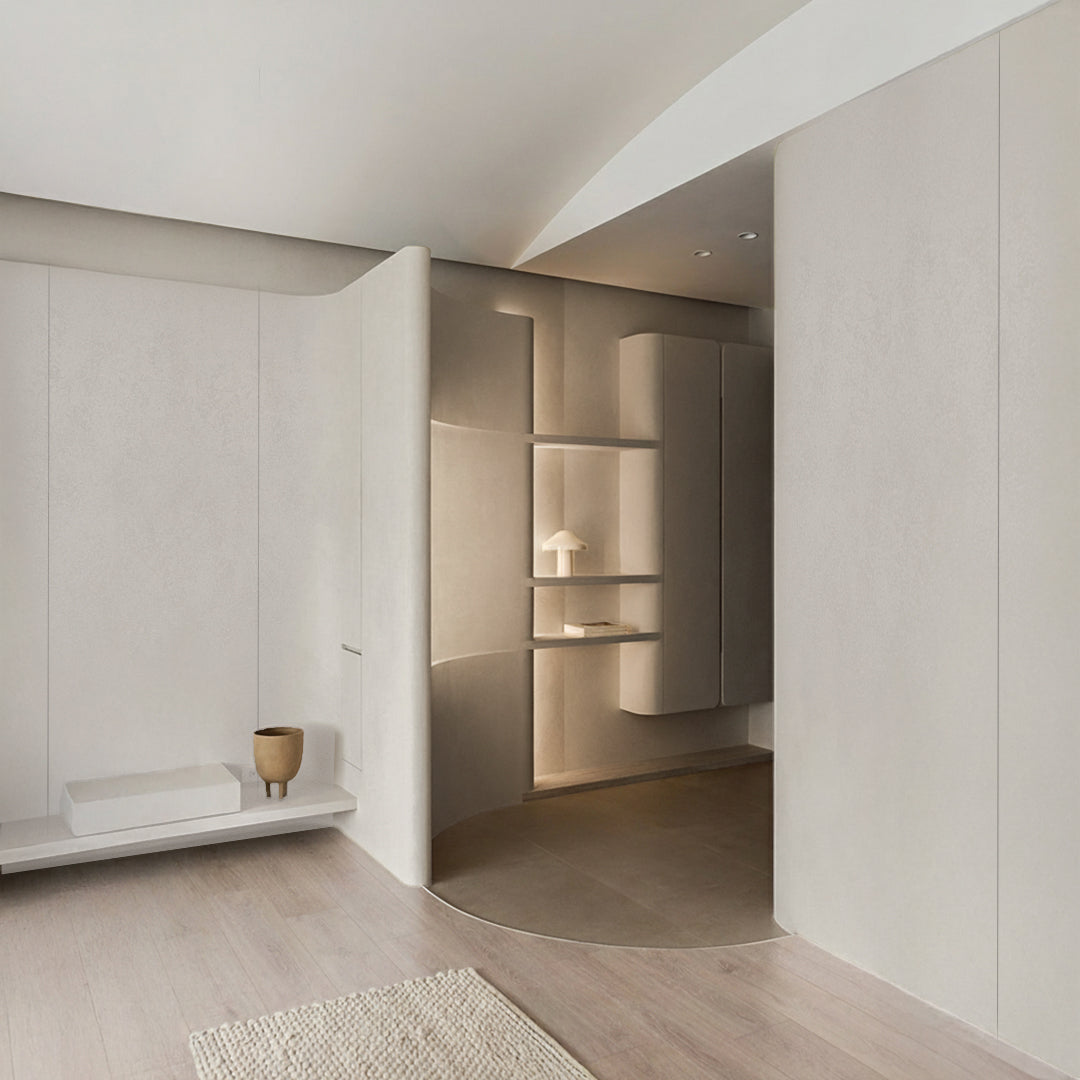 122*320cm WPC DECORATION WALL PANEL BB STICHING+FILM FOLDING  COLOUR :Light Cement BP-103Y -  Wall Panels - ebarza Furniture UAE | Shop Modern Furniture in Abu Dhabi & Dubai - مفروشات ايبازرا في الامارات | تسوق اثاث عصري وديكورات مميزة في دبي وابوظبي