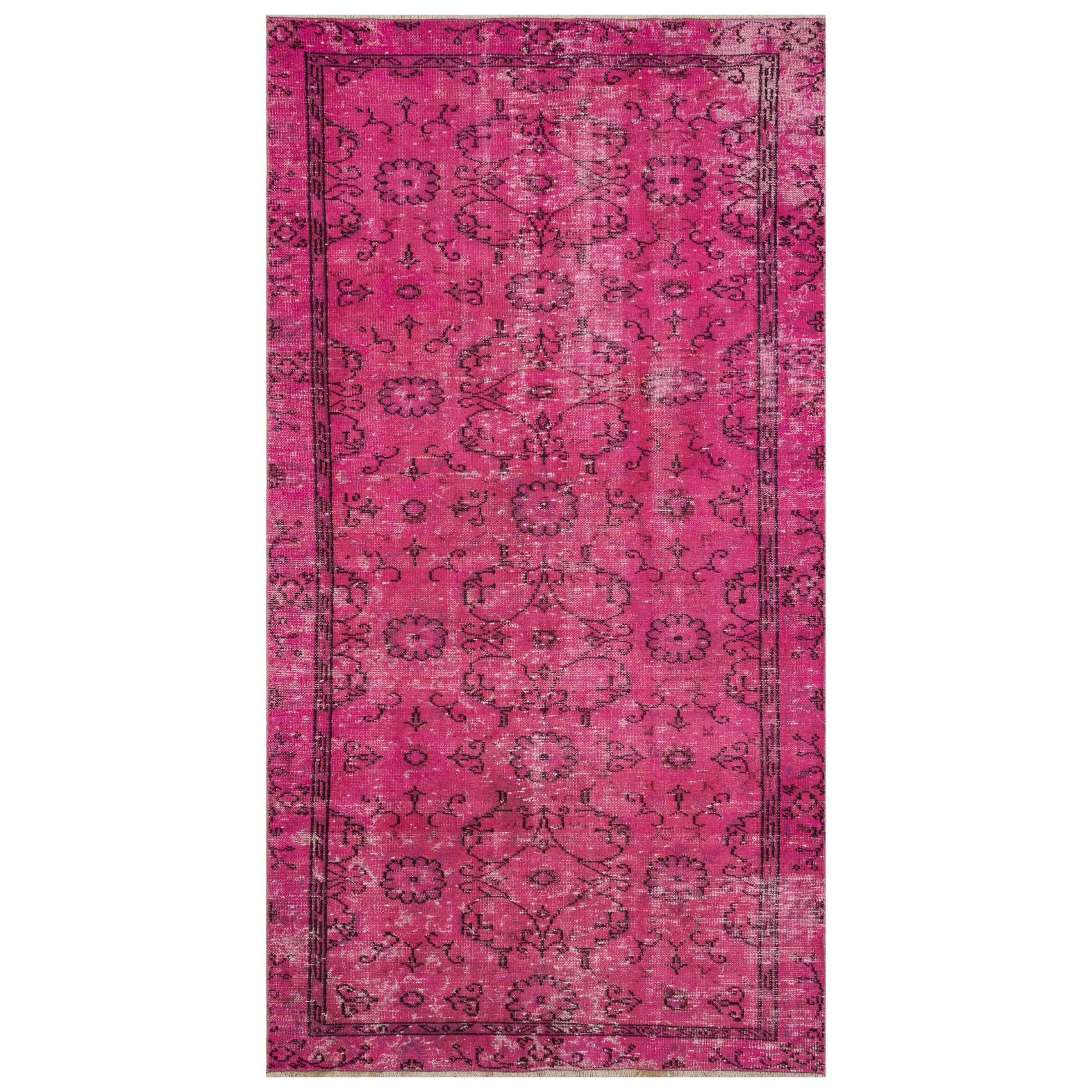 142 X 268 Cm Anatolian Hand Knotted Carpet Vintage Style 8602 -  Rugs - ebarza Furniture UAE | Shop Modern Furniture in Abu Dhabi & Dubai - مفروشات ايبازرا في الامارات | تسوق اثاث عصري وديكورات مميزة في دبي وابوظبي