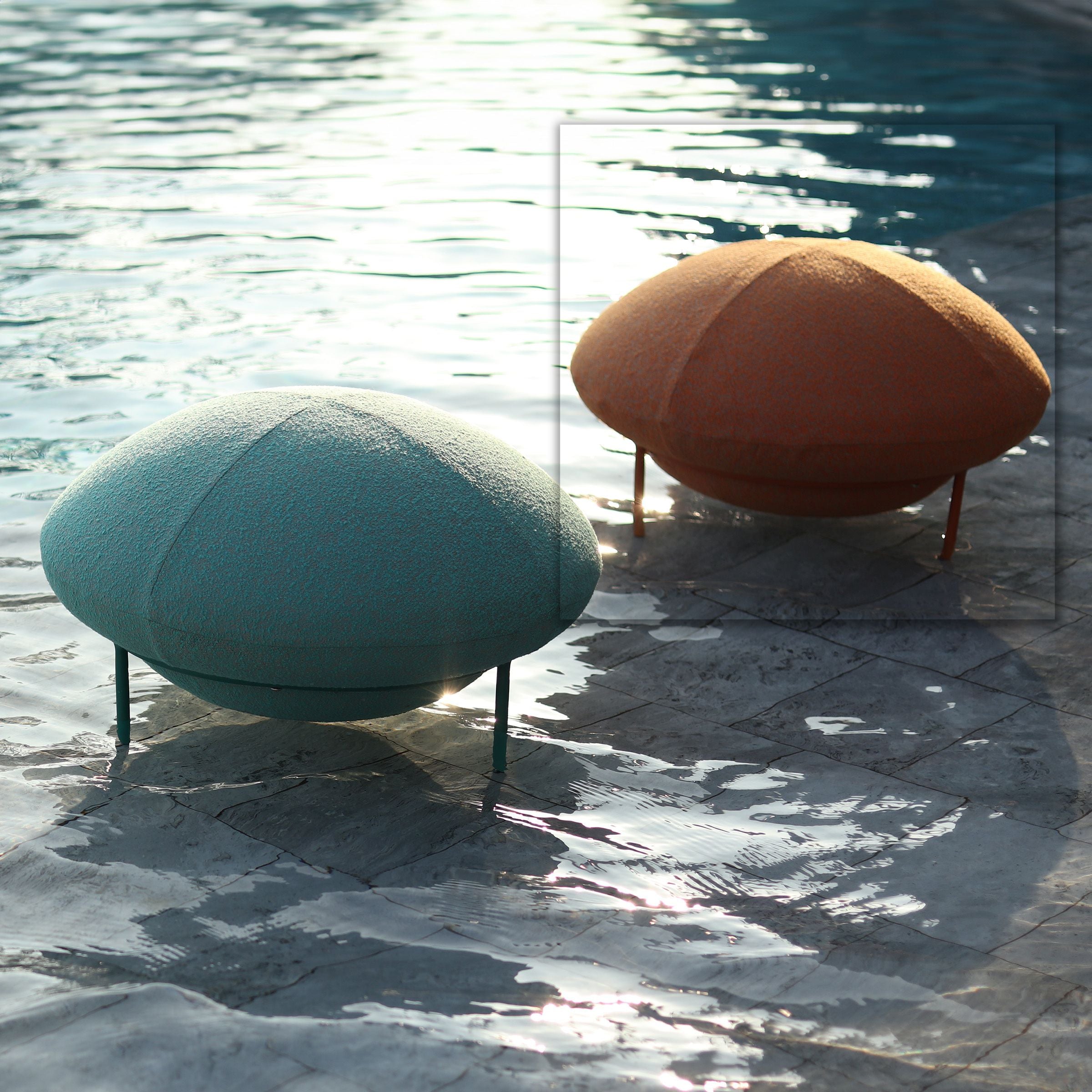 UFO Outdoor Big Stool Orange-UFO-P -  Outdoor Chairs - ebarza Furniture UAE | Shop Modern Furniture in Abu Dhabi & Dubai - مفروشات ايبازرا في الامارات | تسوق اثاث عصري وديكورات مميزة في دبي وابوظبي