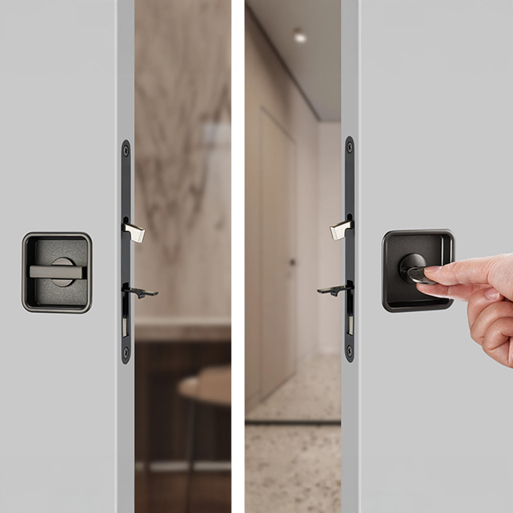Full Zinc Alloy Handle With Slide Lockbody K-20 -  Door Handles - ebarza Furniture UAE | Shop Modern Furniture in Abu Dhabi & Dubai - مفروشات ايبازرا في الامارات | تسوق اثاث عصري وديكورات مميزة في دبي وابوظبي