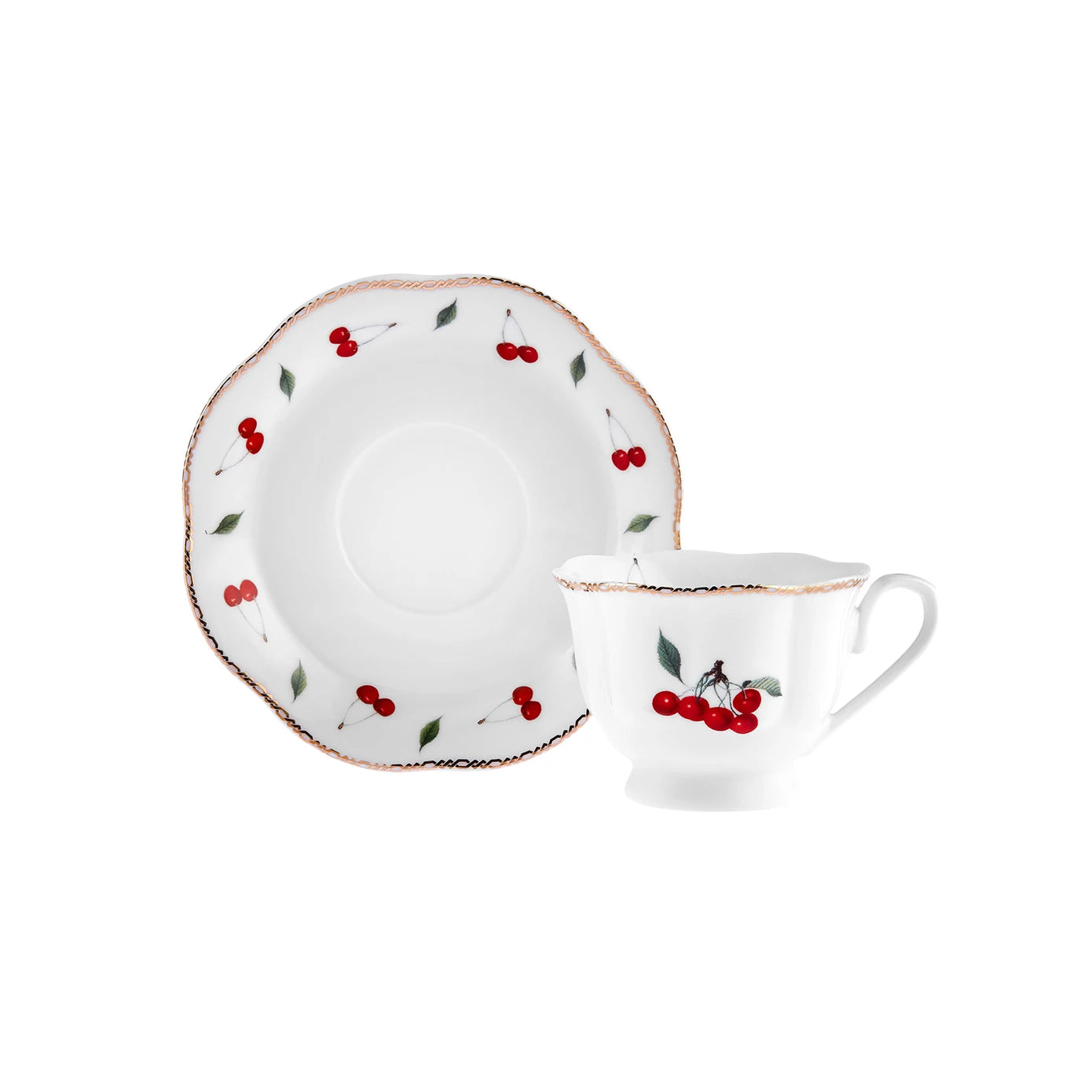 Karaca Nostalgia 6 Person Coffee Cup Set 80 ml 153.03.06.7603 -  Coffee Sets - ebarza Furniture UAE | Shop Modern Furniture in Abu Dhabi & Dubai - مفروشات ايبازرا في الامارات | تسوق اثاث عصري وديكورات مميزة في دبي وابوظبي
