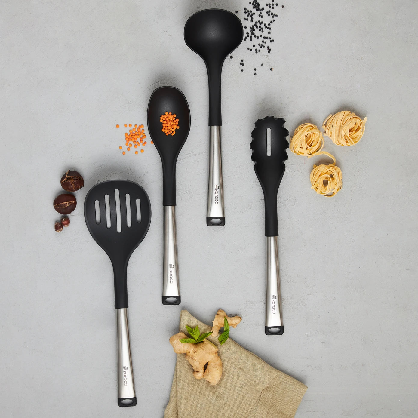 Karaca Luna 4 Piece Service Set 153.03.06.8237 -  Service Sets - ebarza Furniture UAE | Shop Modern Furniture in Abu Dhabi & Dubai - مفروشات ايبازرا في الامارات | تسوق اثاث عصري وديكورات مميزة في دبي وابوظبي