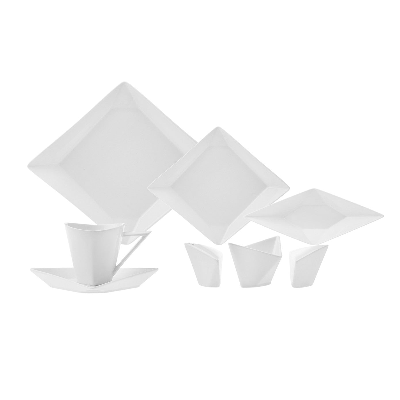 Karaca Origami New Bone 26 Piece 6 Person Breakfast/Serving Set 153.03.08.0607 -  Dinnerware Sets - ebarza Furniture UAE | Shop Modern Furniture in Abu Dhabi & Dubai - مفروشات ايبازرا في الامارات | تسوق اثاث عصري وديكورات مميزة في دبي وابوظبي