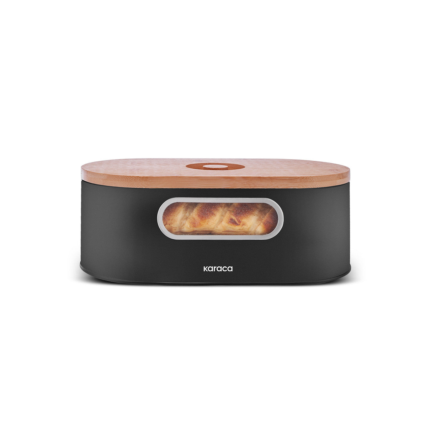 Karaca Stream 2in1 Bread Box/Cutting Board Black 153.09.01.4247 -  Bread Boxes - ebarza Furniture UAE | Shop Modern Furniture in Abu Dhabi & Dubai - مفروشات ايبازرا في الامارات | تسوق اثاث عصري وديكورات مميزة في دبي وابوظبي