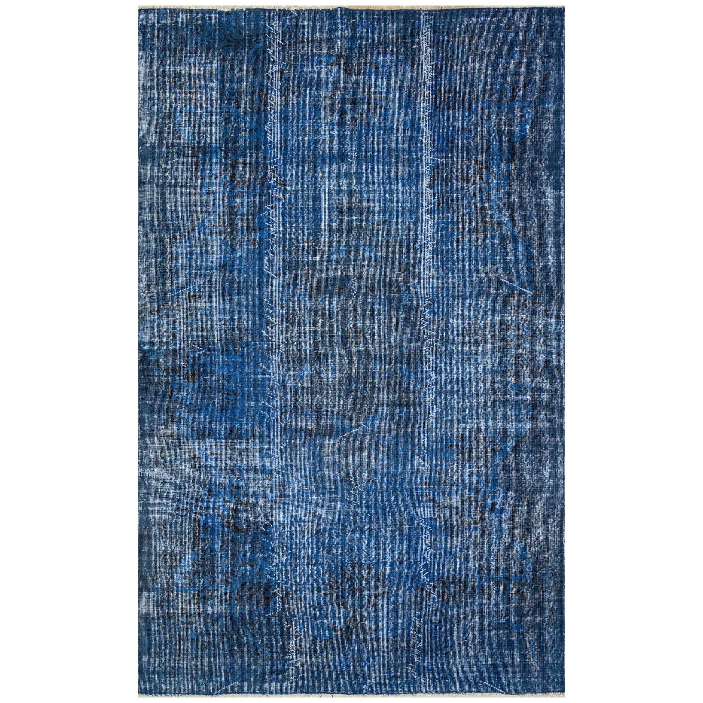 154 X 246 Cm Anatolian Hand Knotted Carpet Vintage Style 8463 -  Rugs - ebarza Furniture UAE | Shop Modern Furniture in Abu Dhabi & Dubai - مفروشات ايبازرا في الامارات | تسوق اثاث عصري وديكورات مميزة في دبي وابوظبي