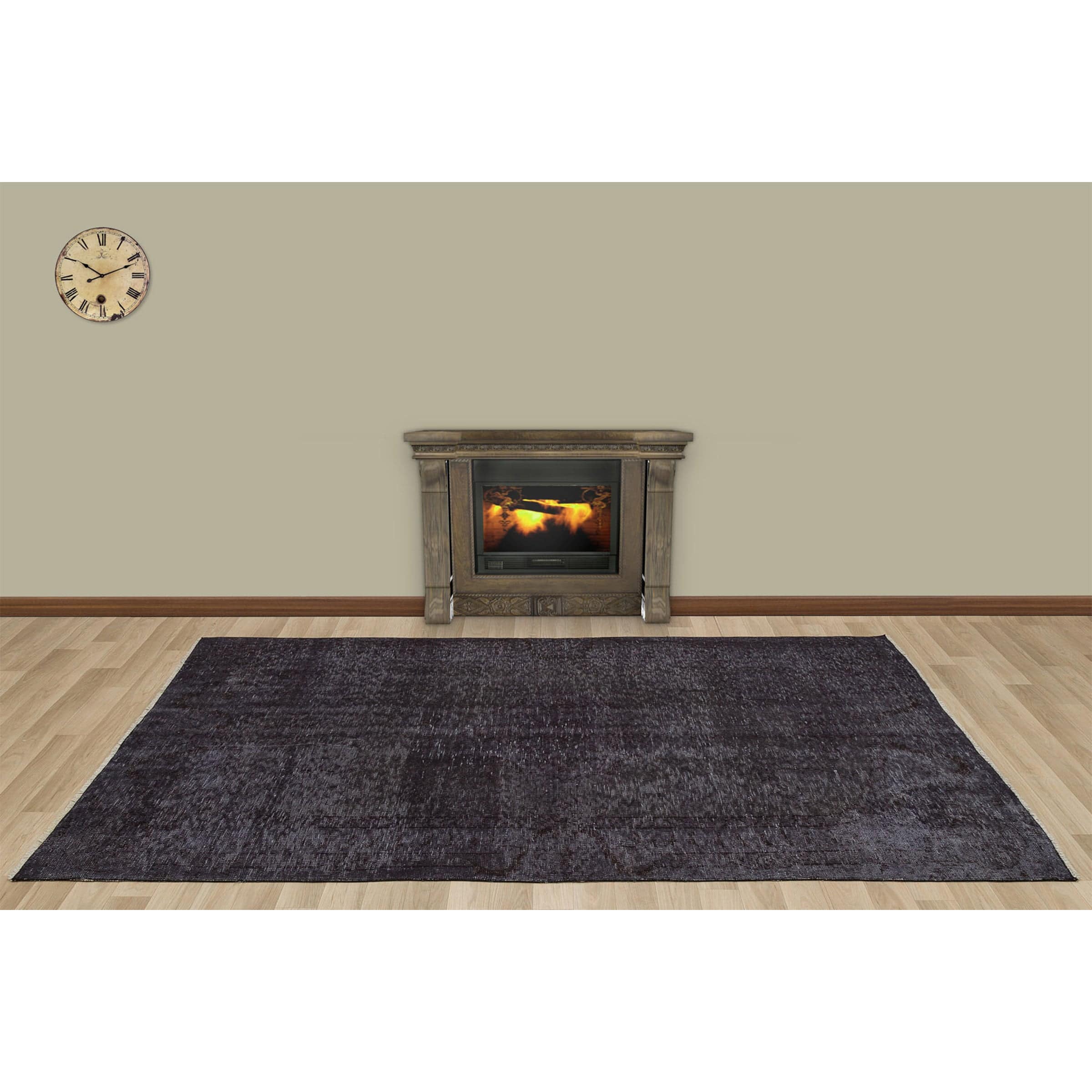 156 X 261 Anatolian Hand  Knotted Carpet Vintage Style 7068 -  Rugs - ebarza Furniture UAE | Shop Modern Furniture in Abu Dhabi & Dubai - مفروشات ايبازرا في الامارات | تسوق اثاث عصري وديكورات مميزة في دبي وابوظبي