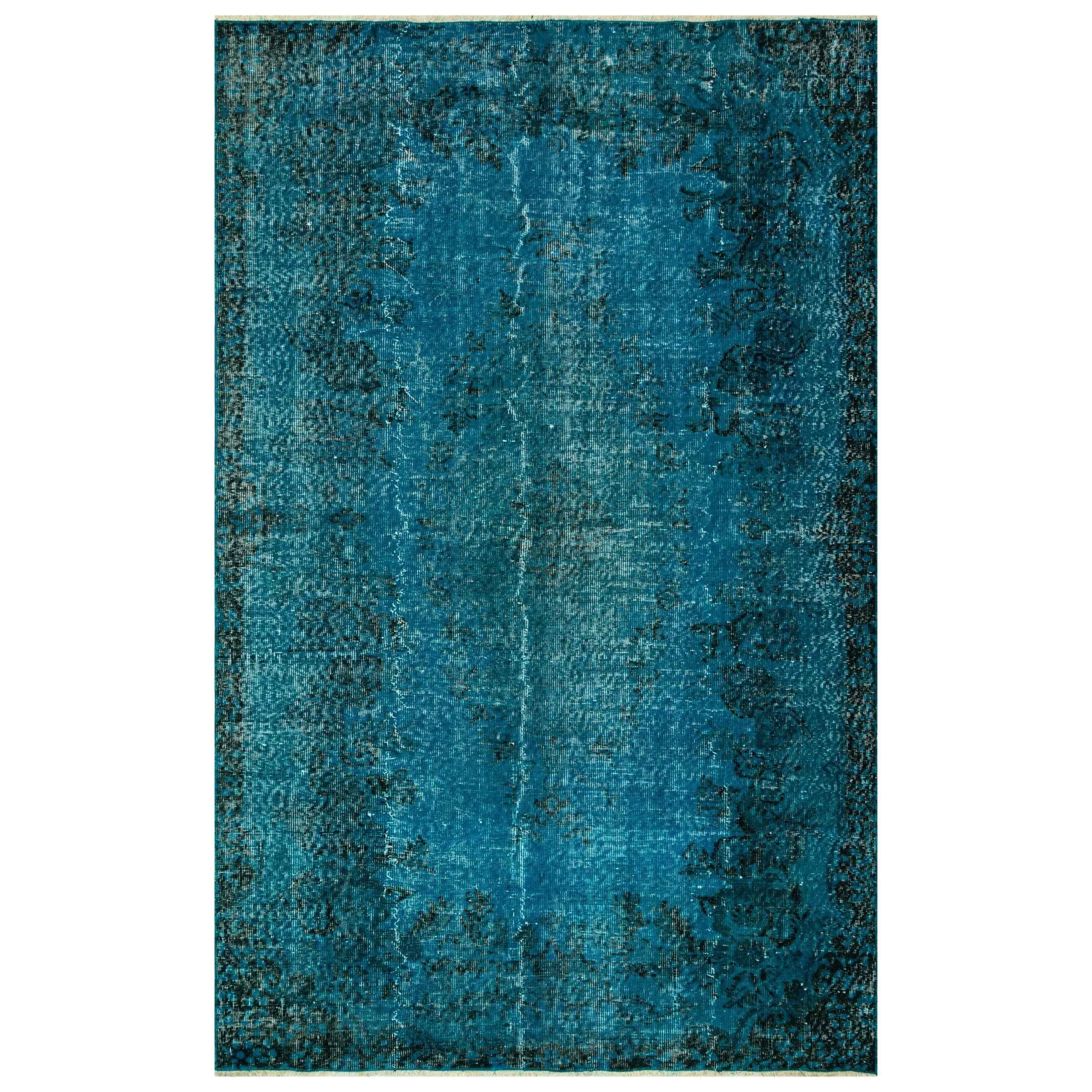 158 X 260 Cm Anatolian Hand Knotted Carpet Vintage Style 8508 -  Rugs - ebarza Furniture UAE | Shop Modern Furniture in Abu Dhabi & Dubai - مفروشات ايبازرا في الامارات | تسوق اثاث عصري وديكورات مميزة في دبي وابوظبي