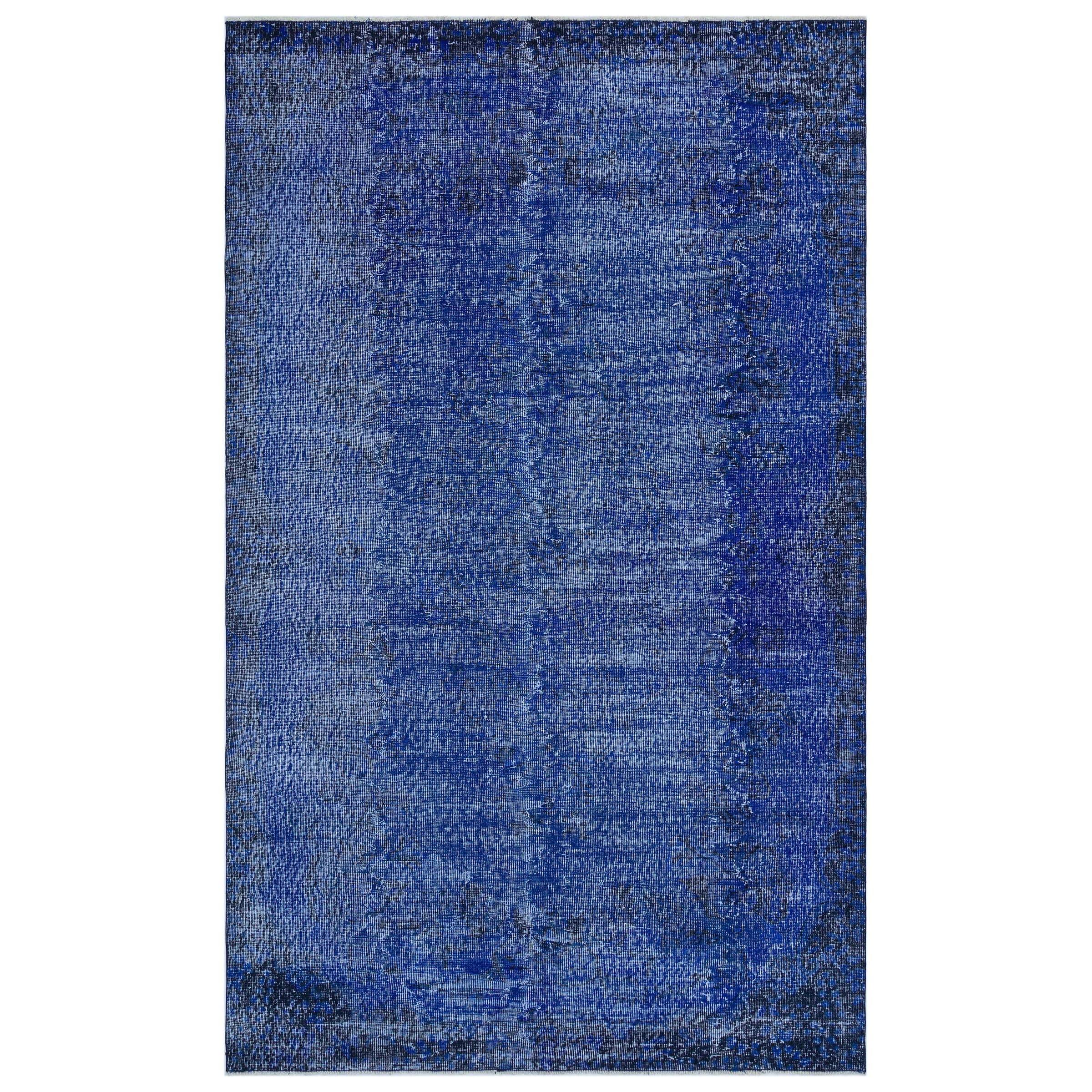 160 X 263 Anatolian Hand  Knotted Carpet Vintage Style 1335 -  Rugs - ebarza Furniture UAE | Shop Modern Furniture in Abu Dhabi & Dubai - مفروشات ايبازرا في الامارات | تسوق اثاث عصري وديكورات مميزة في دبي وابوظبي