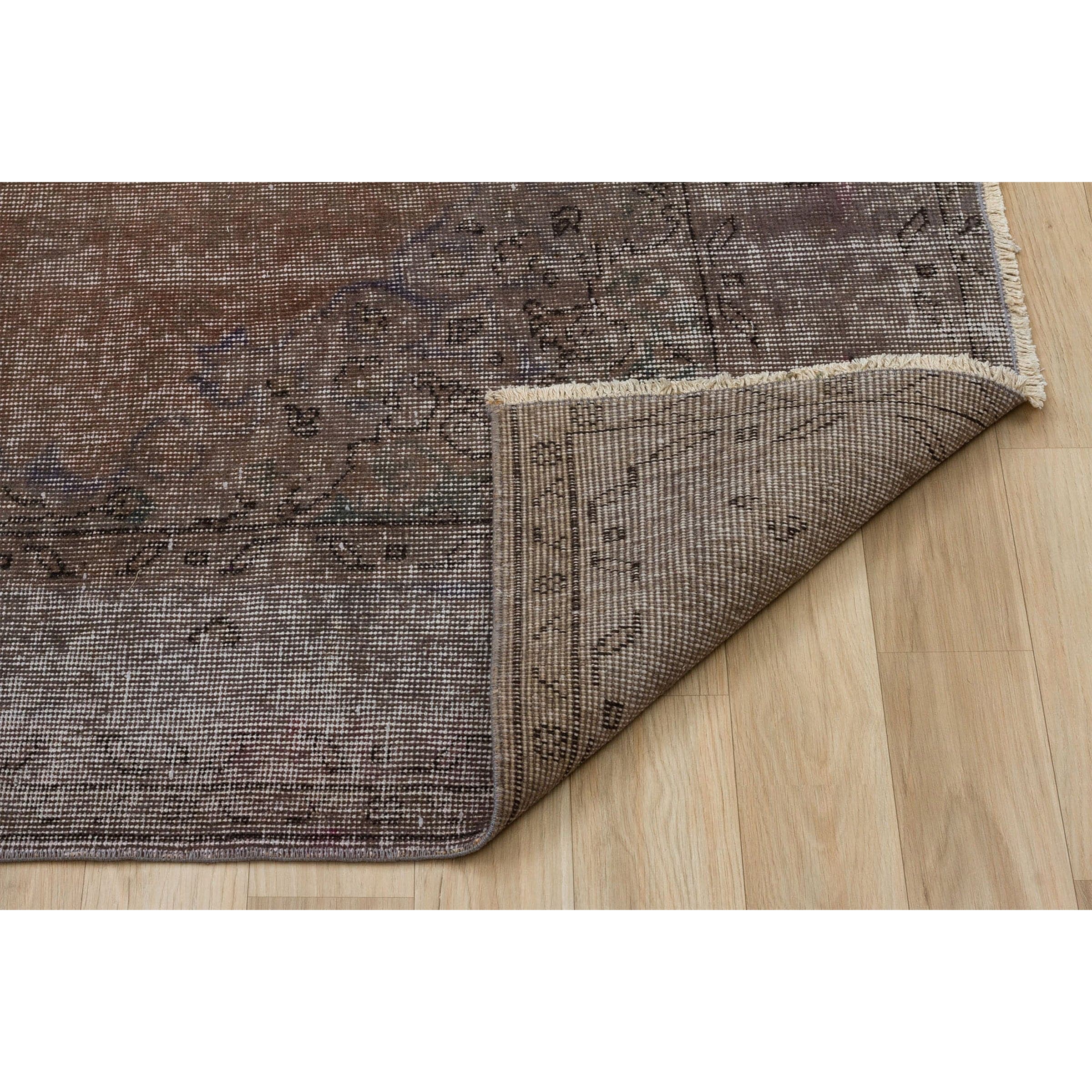161 X 257 Anatolian Hand  Knotted Carpet Vintage Style 7267 -  Rugs - ebarza Furniture UAE | Shop Modern Furniture in Abu Dhabi & Dubai - مفروشات ايبازرا في الامارات | تسوق اثاث عصري وديكورات مميزة في دبي وابوظبي