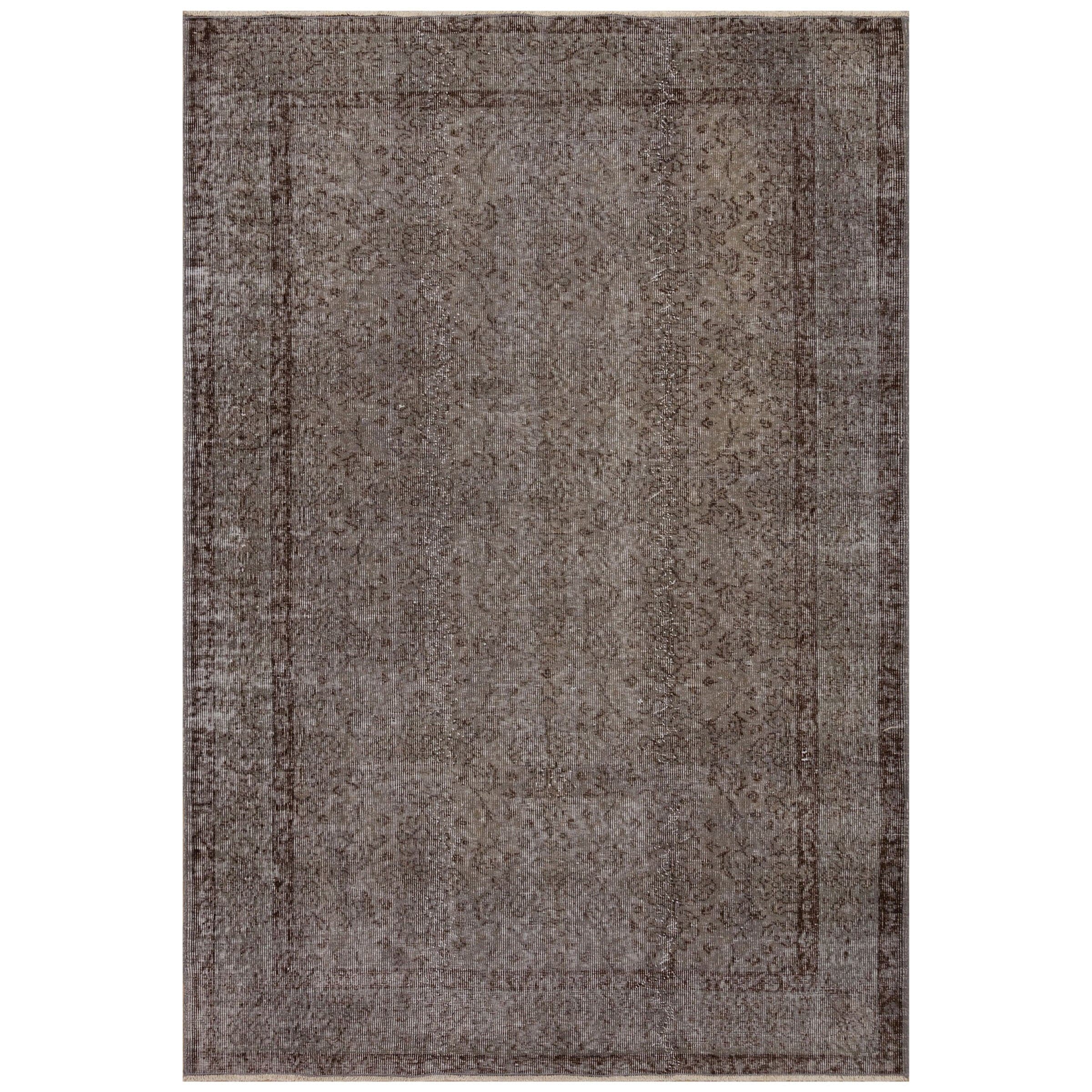 166 X 247 Anatolian Hand  Knotted Carpet Vintage Style 7295 -  Rugs - ebarza Furniture UAE | Shop Modern Furniture in Abu Dhabi & Dubai - مفروشات ايبازرا في الامارات | تسوق اثاث عصري وديكورات مميزة في دبي وابوظبي