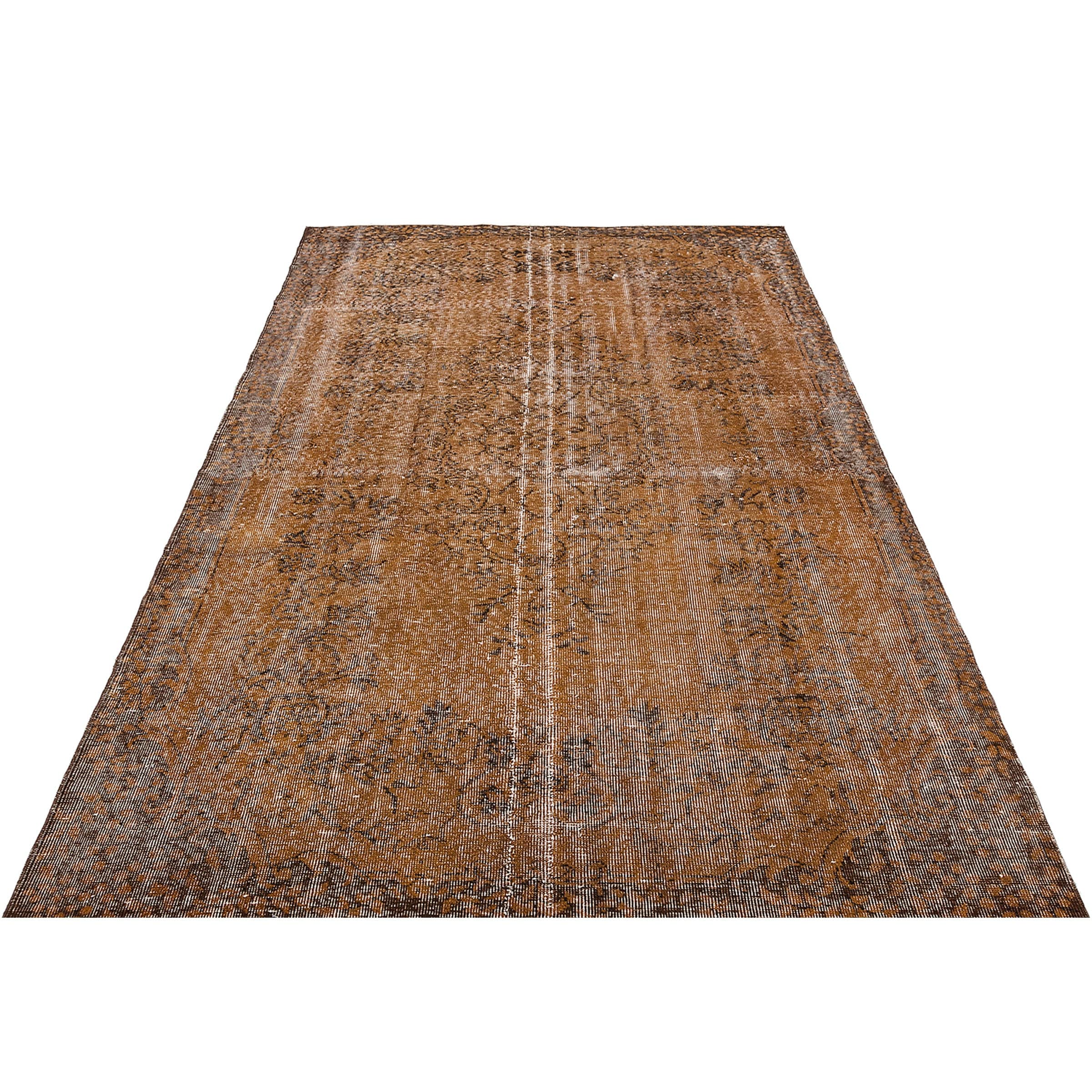 166 X 259 Anatolian Hand  Knotted Carpet Vintage Style F1081 -  Rugs - ebarza Furniture UAE | Shop Modern Furniture in Abu Dhabi & Dubai - مفروشات ايبازرا في الامارات | تسوق اثاث عصري وديكورات مميزة في دبي وابوظبي