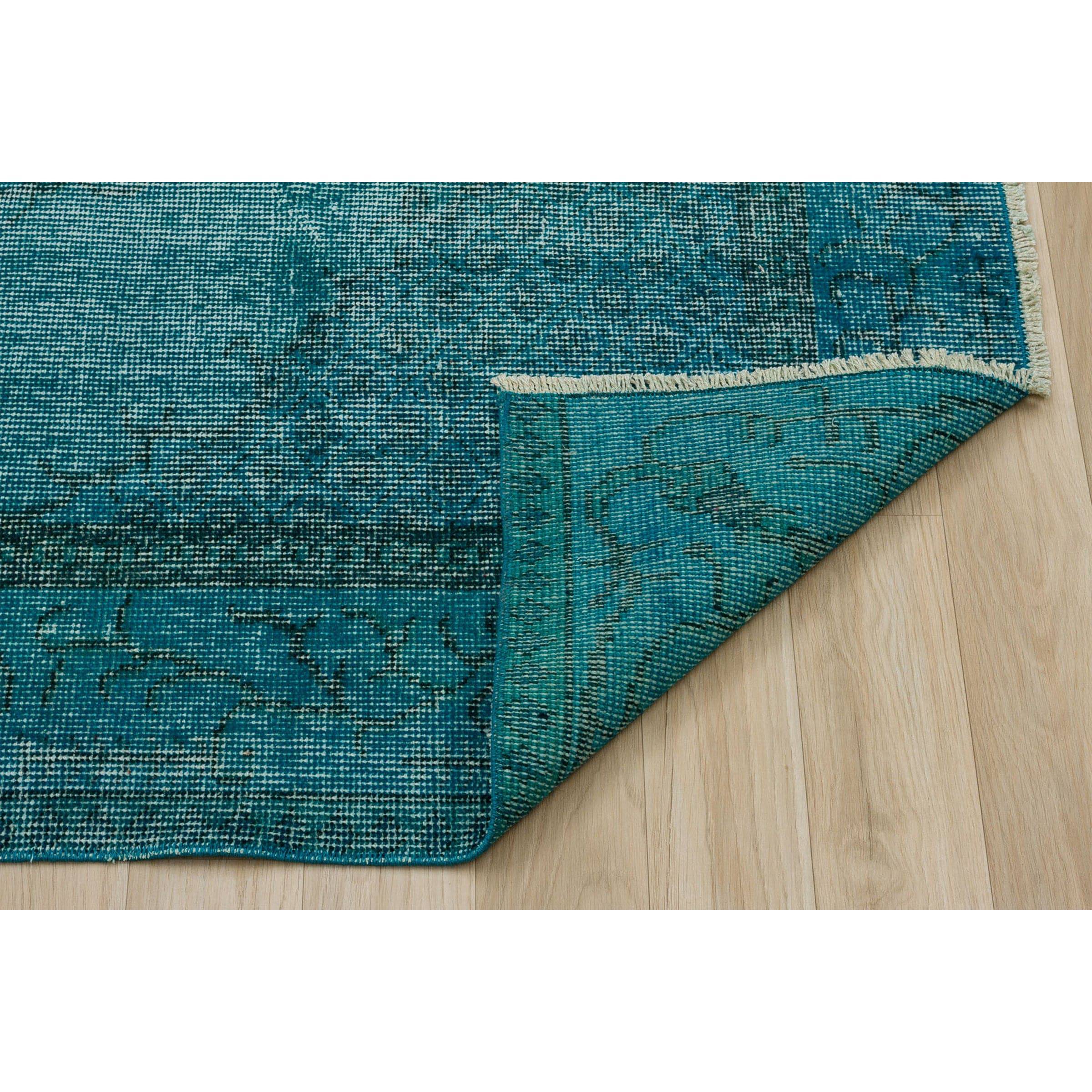 168 X 276 Anatolian Hand  Knotted Carpet Vintage Style 7225 -  Rugs - ebarza Furniture UAE | Shop Modern Furniture in Abu Dhabi & Dubai - مفروشات ايبازرا في الامارات | تسوق اثاث عصري وديكورات مميزة في دبي وابوظبي