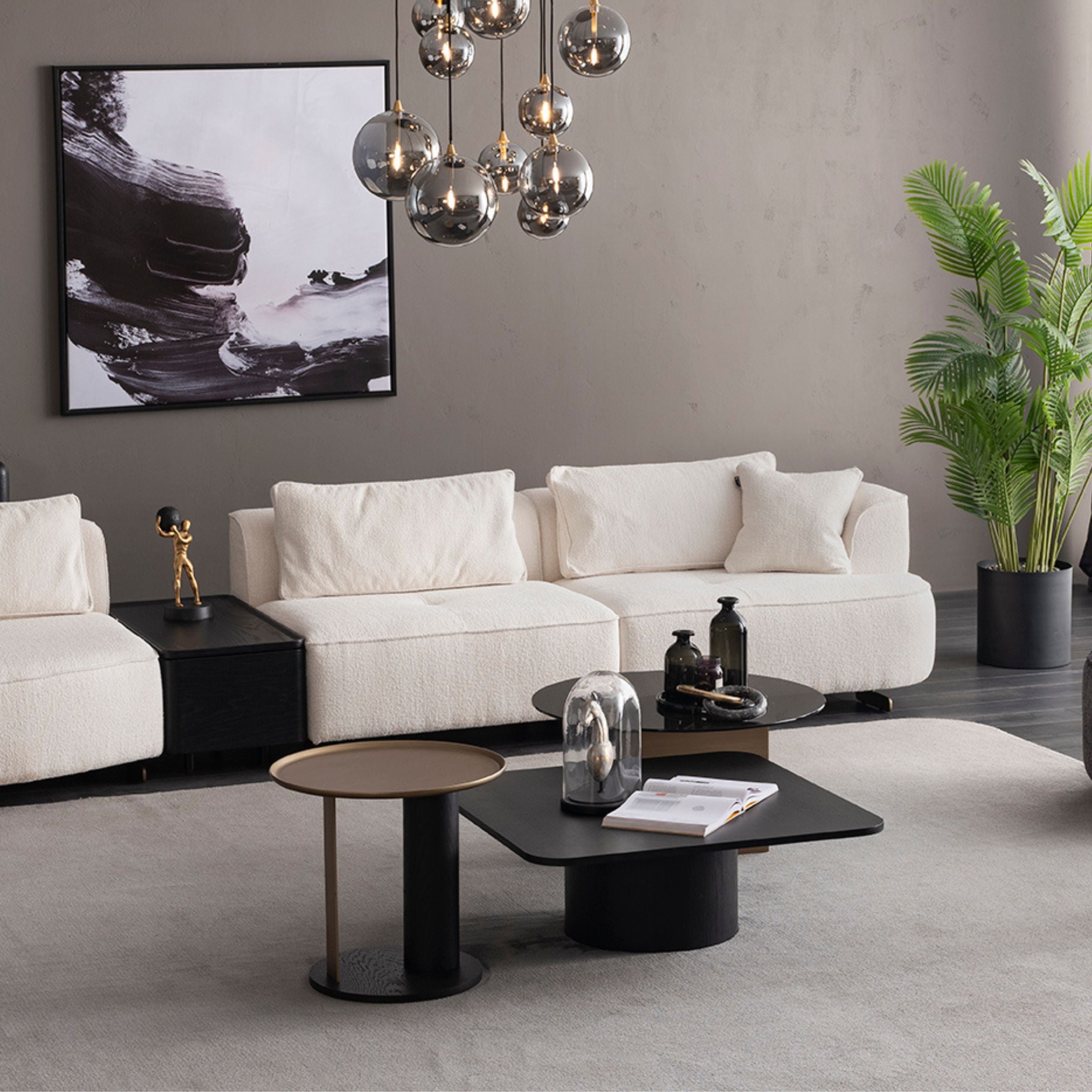Grande Side Table ORXGRND-ST55 -  Side Tables - ebarza Furniture UAE | Shop Modern Furniture in Abu Dhabi & Dubai - مفروشات ايبازرا في الامارات | تسوق اثاث عصري وديكورات مميزة في دبي وابوظبي