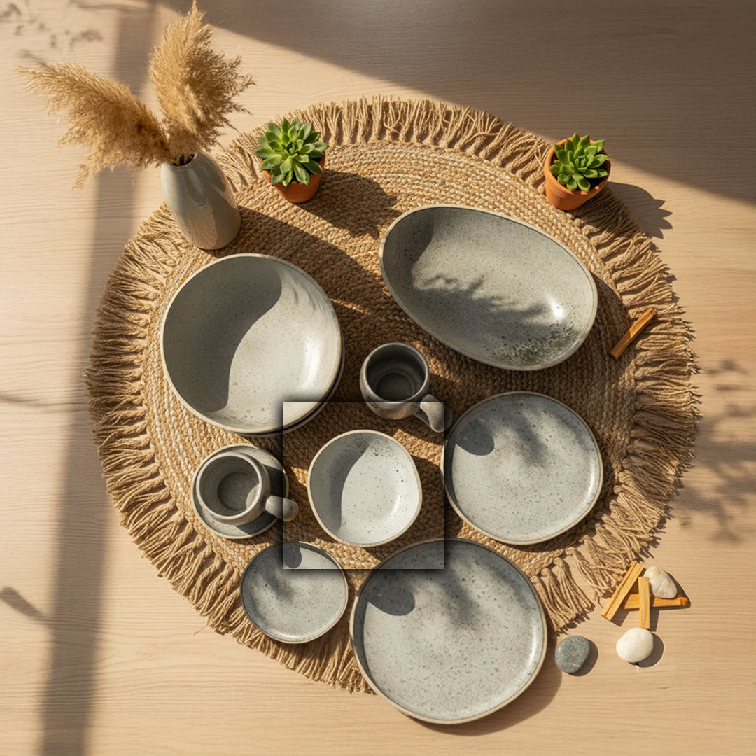 Terra   Dinnerware & Stoneware Salad Dessert And Cereal Bowl E837-B-10050  10 -  Bowls - ebarza Furniture UAE | Shop Modern Furniture in Abu Dhabi & Dubai - مفروشات ايبازرا في الامارات | تسوق اثاث عصري وديكورات مميزة في دبي وابوظبي