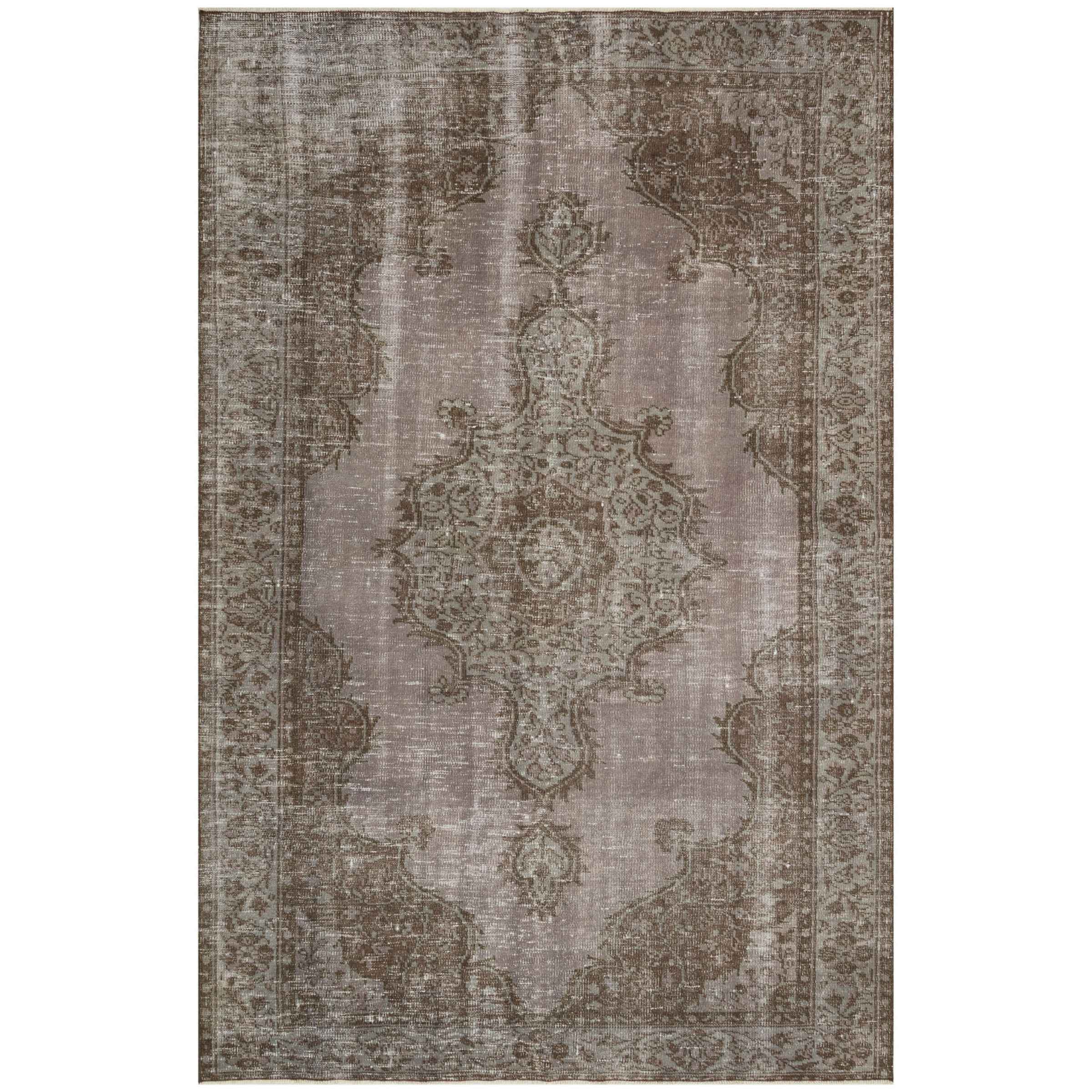 184 X 278 Cm Anatolian Hand Knotted Carpet Vintage Style F1397 -  Rugs - ebarza Furniture UAE | Shop Modern Furniture in Abu Dhabi & Dubai - مفروشات ايبازرا في الامارات | تسوق اثاث عصري وديكورات مميزة في دبي وابوظبي