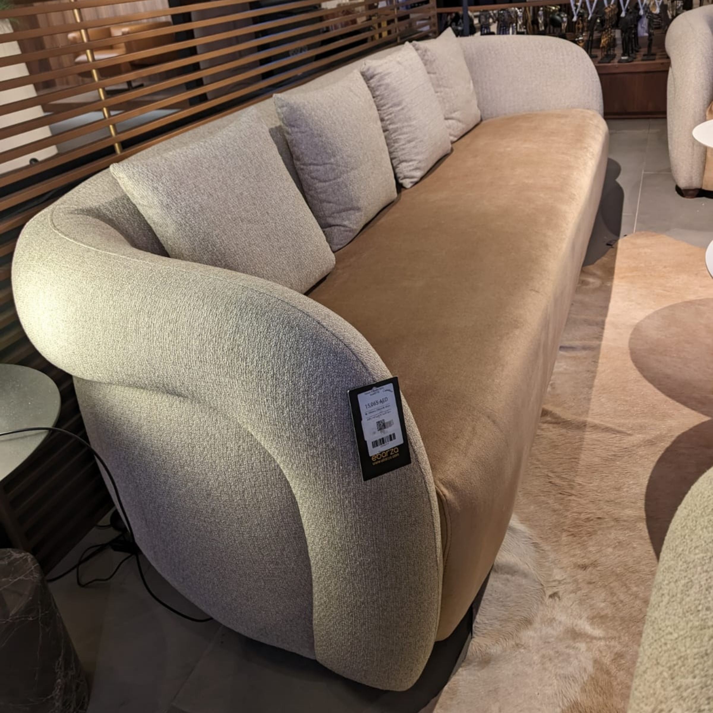 Display Item - Gauss 4 Seater Sofa Gus4S-TdYAS -  DISPLAY ITEM - ebarza Furniture UAE | Shop Modern Furniture in Abu Dhabi & Dubai - مفروشات ايبازرا في الامارات | تسوق اثاث عصري وديكورات مميزة في دبي وابوظبي