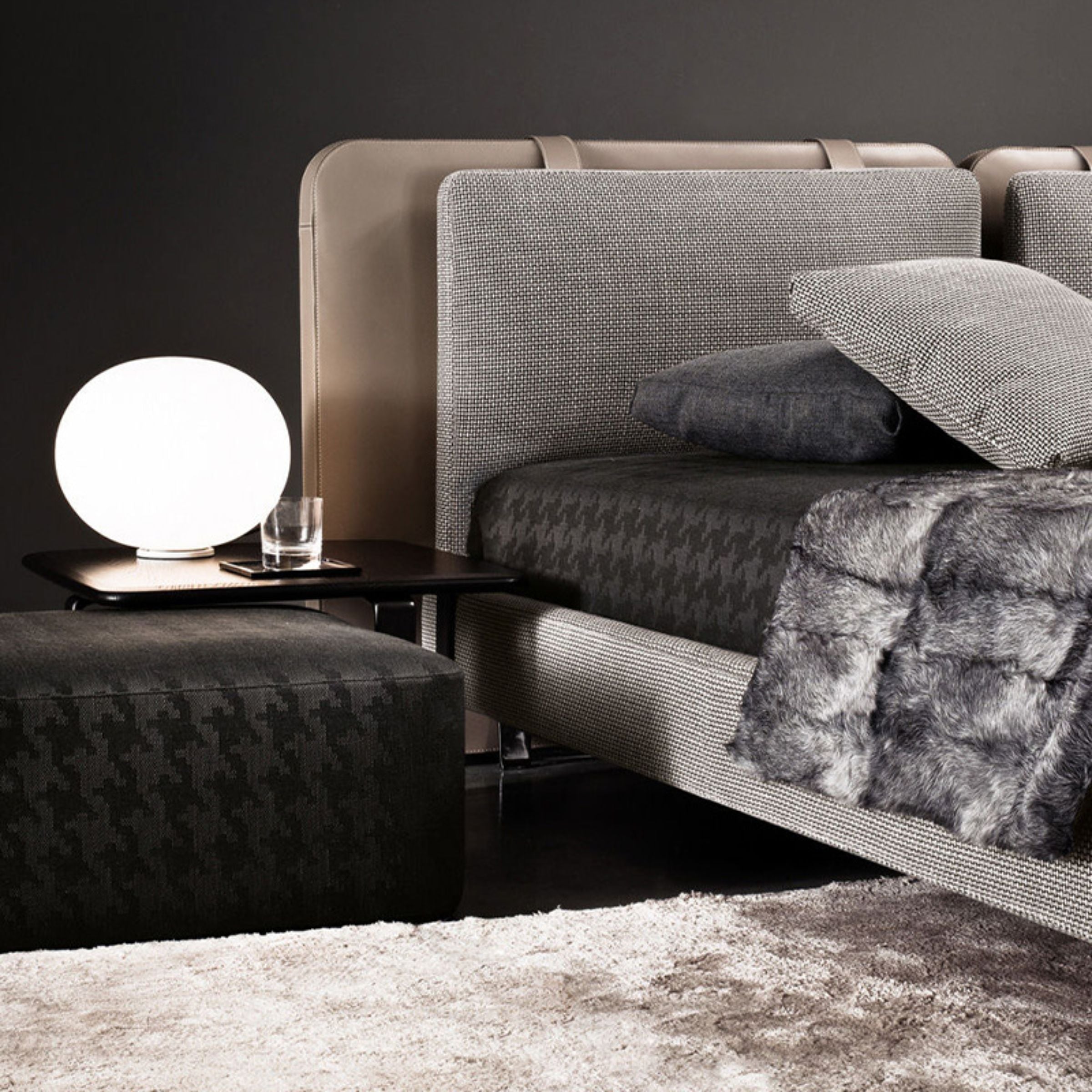 Palermo King Size Bed MLL-F01 -  Bedsteads - ebarza Furniture UAE | Shop Modern Furniture in Abu Dhabi & Dubai - مفروشات ايبازرا في الامارات | تسوق اثاث عصري وديكورات مميزة في دبي وابوظبي