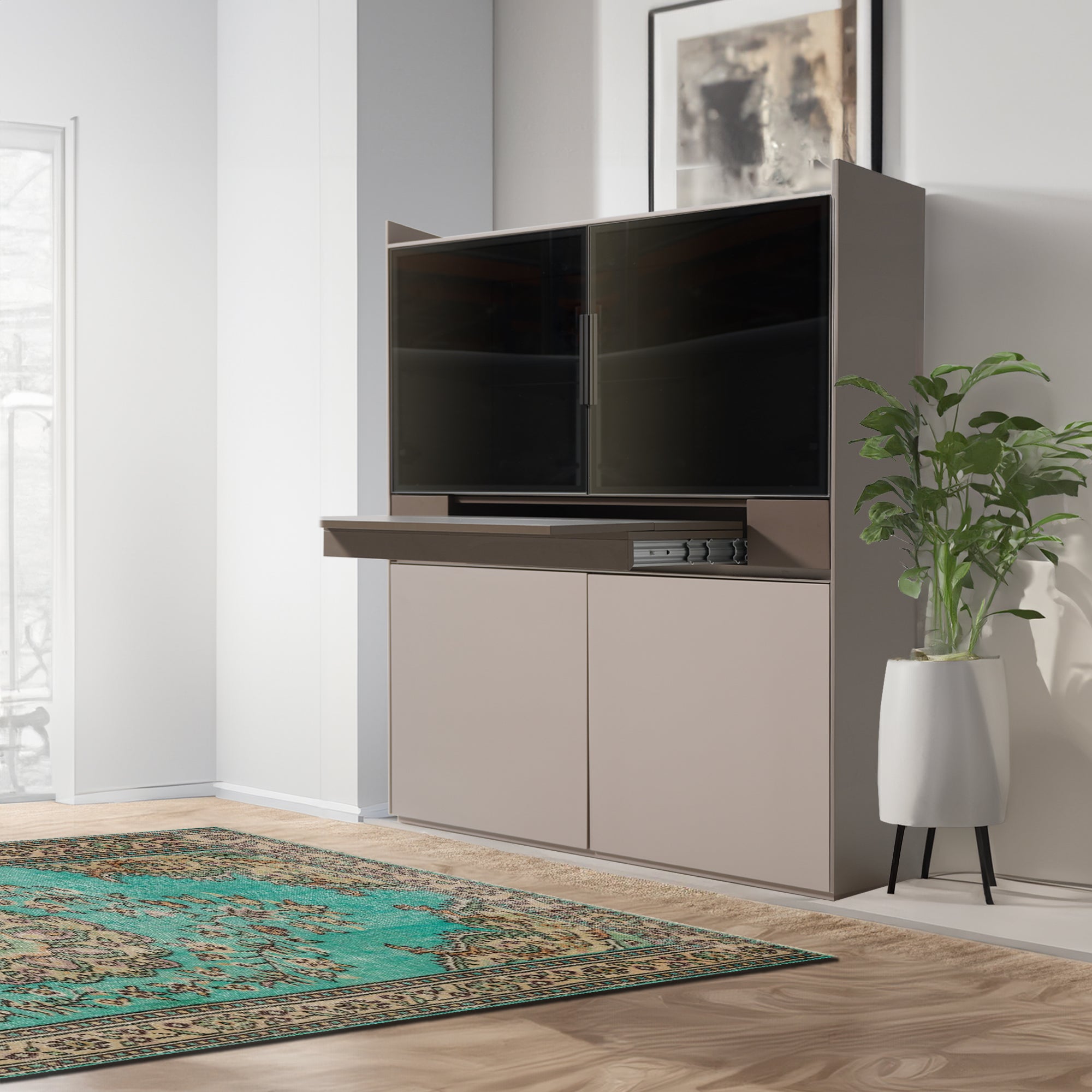 Salvia Cabinet SC-012 -  Cabinets - ebarza Furniture UAE | Shop Modern Furniture in Abu Dhabi & Dubai - مفروشات ايبازرا في الامارات | تسوق اثاث عصري وديكورات مميزة في دبي وابوظبي