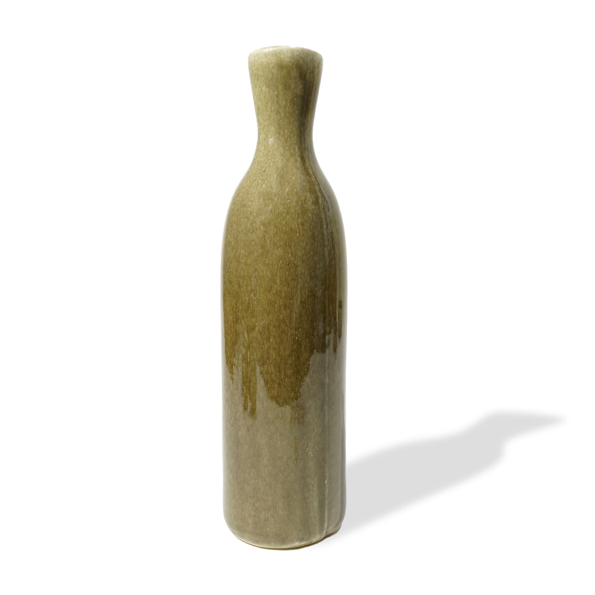 Browny Ceramic Vase HZ4027 -  Vases - ebarza Furniture UAE | Shop Modern Furniture in Abu Dhabi & Dubai - مفروشات ايبازرا في الامارات | تسوق اثاث عصري وديكورات مميزة في دبي وابوظبي