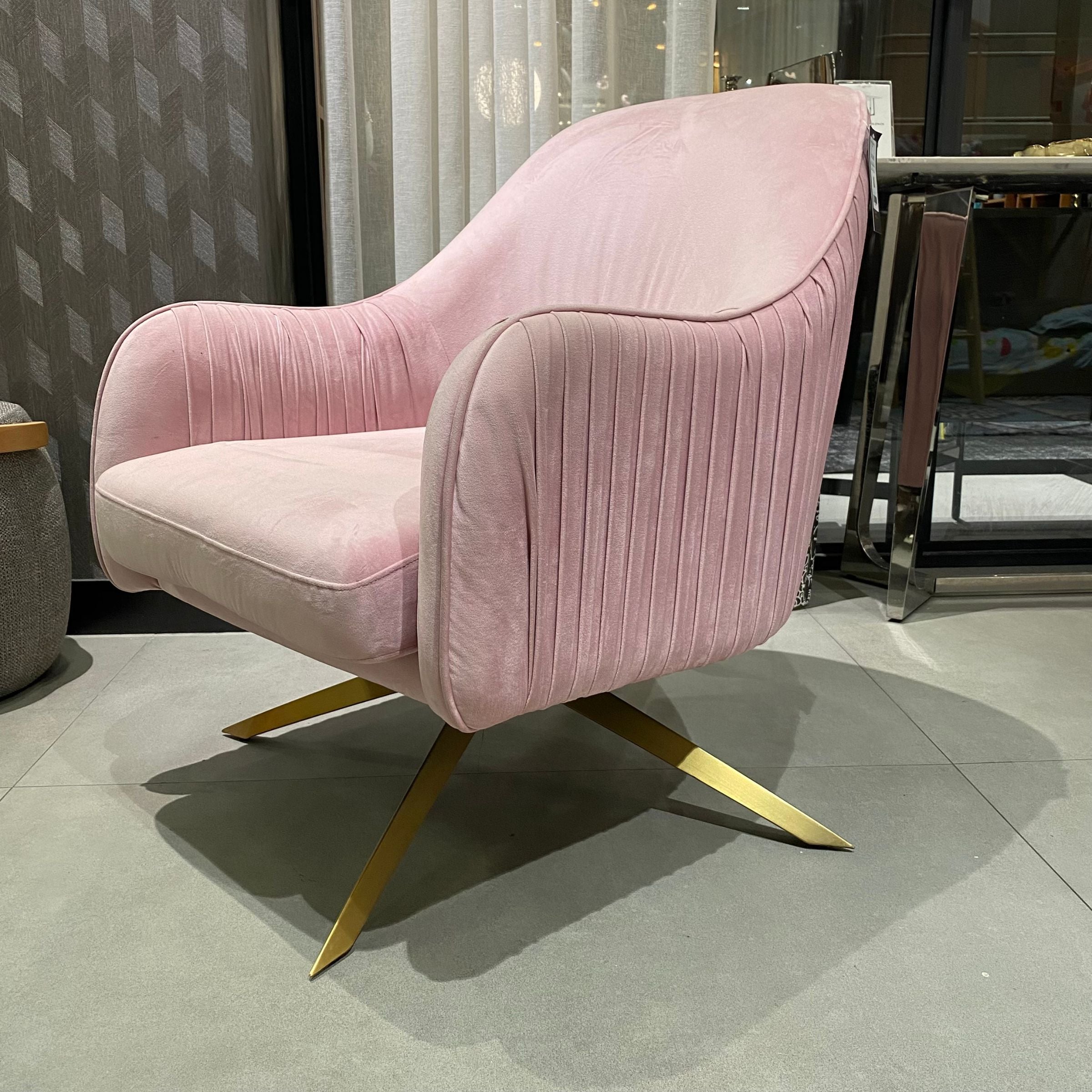 DISPLAY ITEM -  Bergen Lounge Chair Tg-216-P-Nakheel -  DISPLAY ITEM - ebarza Furniture UAE | Shop Modern Furniture in Abu Dhabi & Dubai - مفروشات ايبازرا في الامارات | تسوق اثاث عصري وديكورات مميزة في دبي وابوظبي