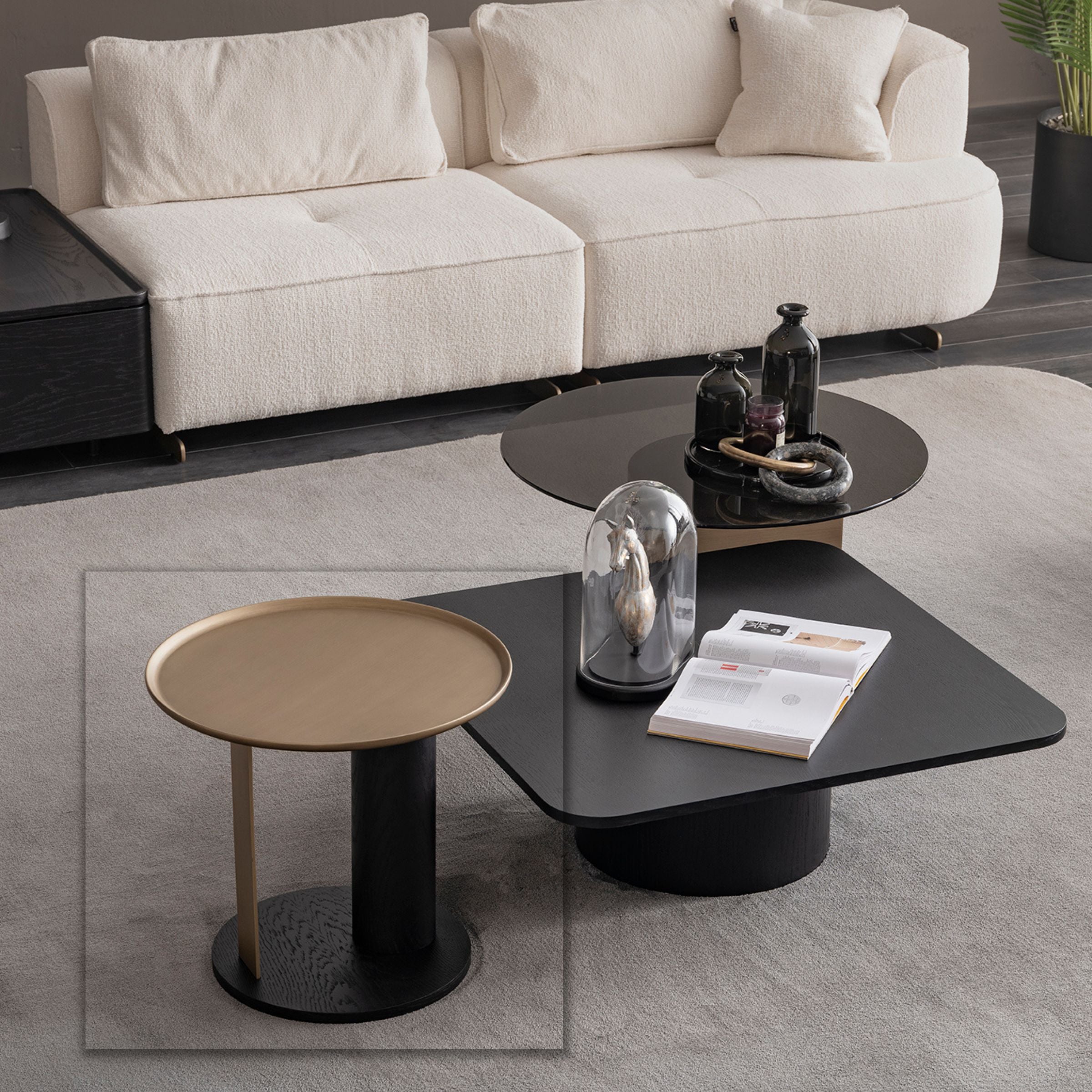 Grande Side Table ORXGRND-ST55 -  Side Tables - ebarza Furniture UAE | Shop Modern Furniture in Abu Dhabi & Dubai - مفروشات ايبازرا في الامارات | تسوق اثاث عصري وديكورات مميزة في دبي وابوظبي
